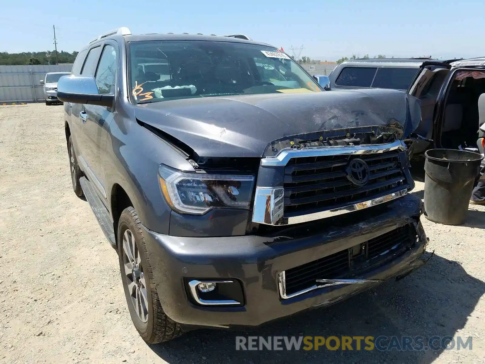 1 Photograph of a damaged car 5TDJY5G11KS165869 TOYOTA SEQUOIA 2019