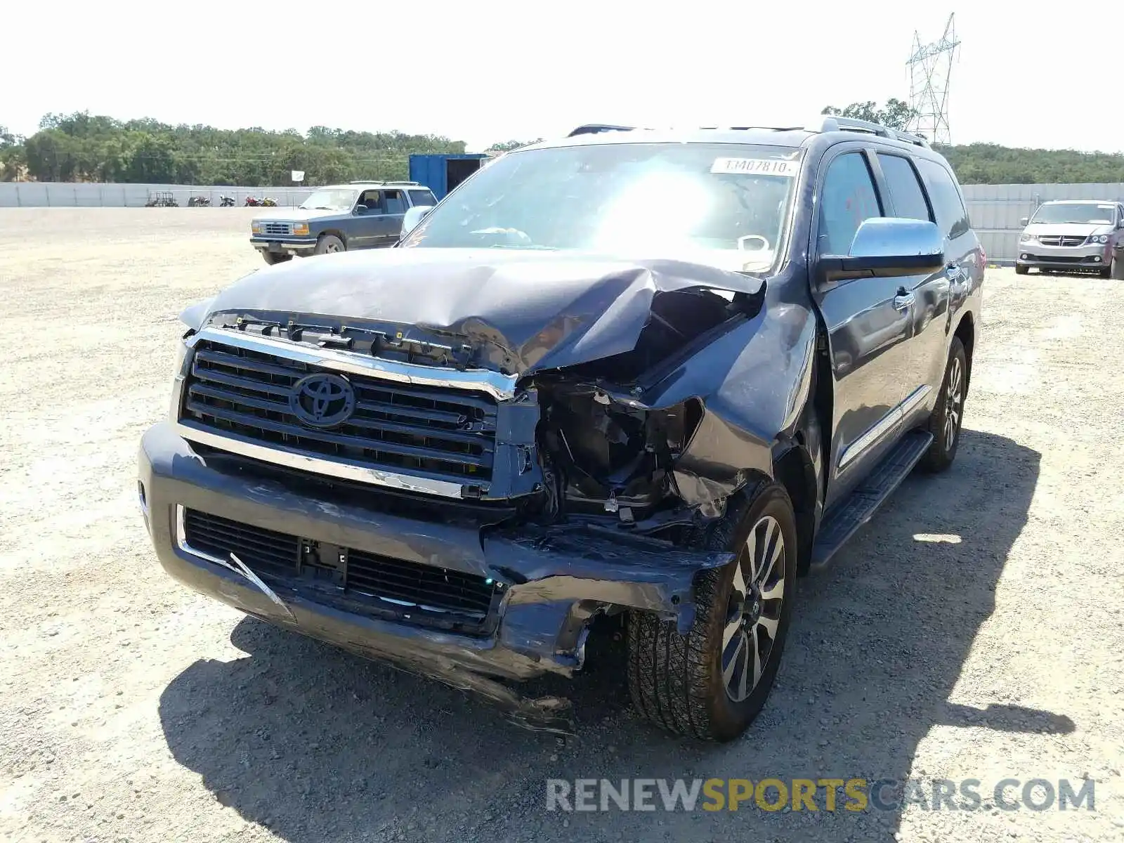 2 Photograph of a damaged car 5TDJY5G11KS165869 TOYOTA SEQUOIA 2019