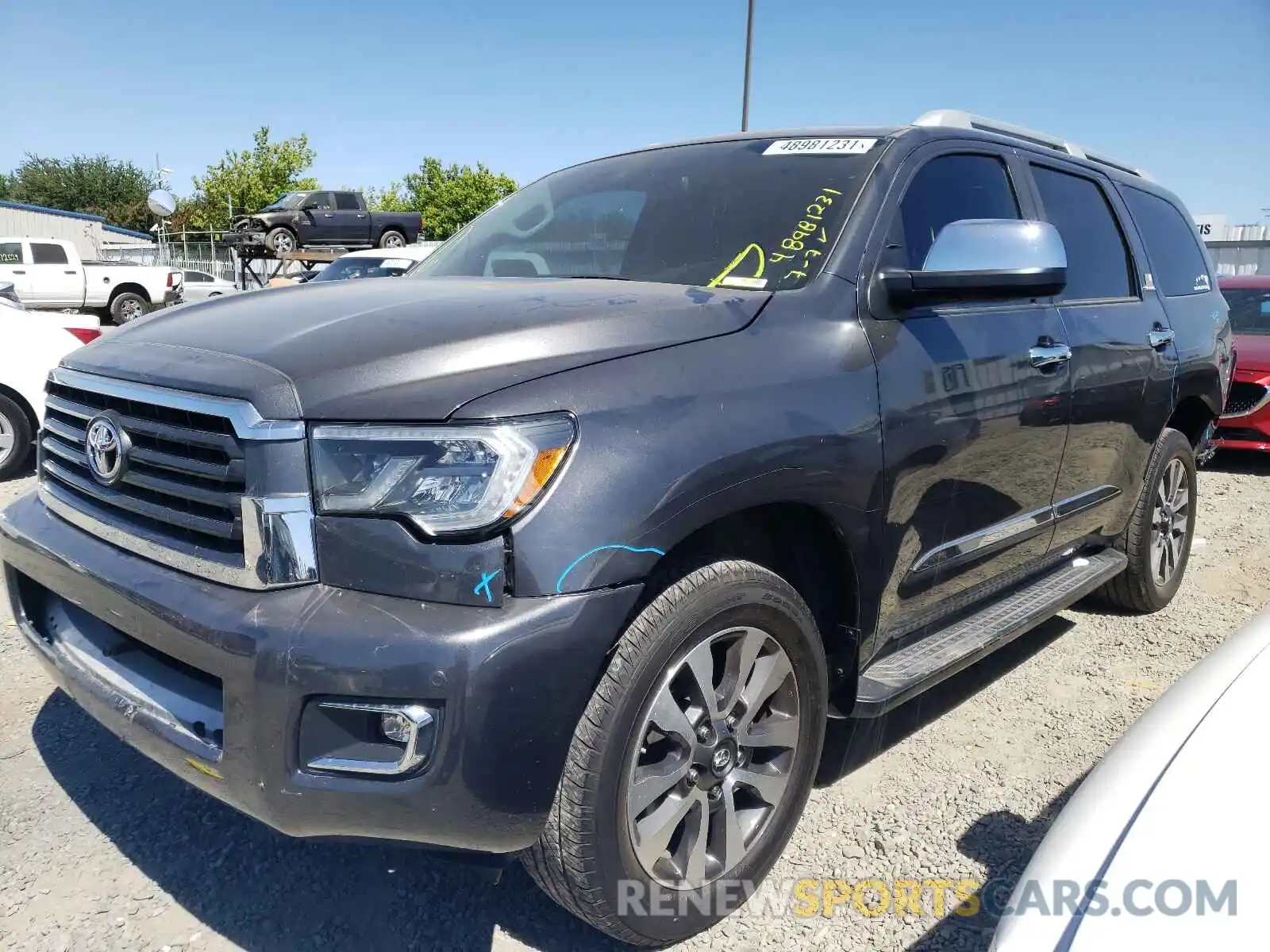 2 Photograph of a damaged car 5TDJY5G11KS167069 TOYOTA SEQUOIA 2019