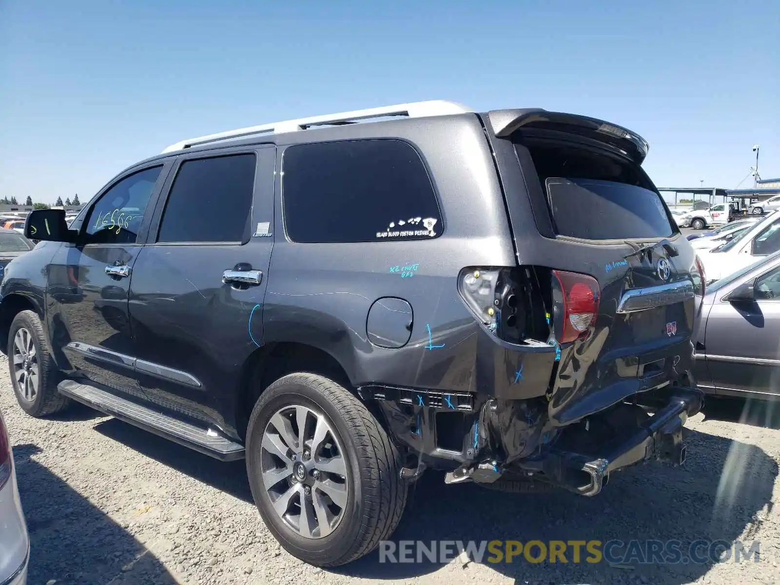 3 Photograph of a damaged car 5TDJY5G11KS167069 TOYOTA SEQUOIA 2019