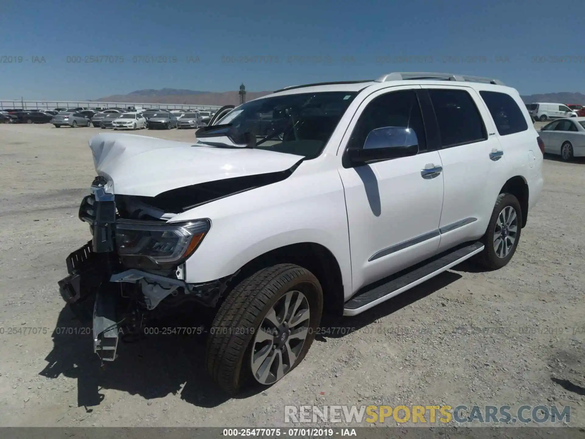 2 Photograph of a damaged car 5TDJY5G12KS165377 TOYOTA SEQUOIA 2019