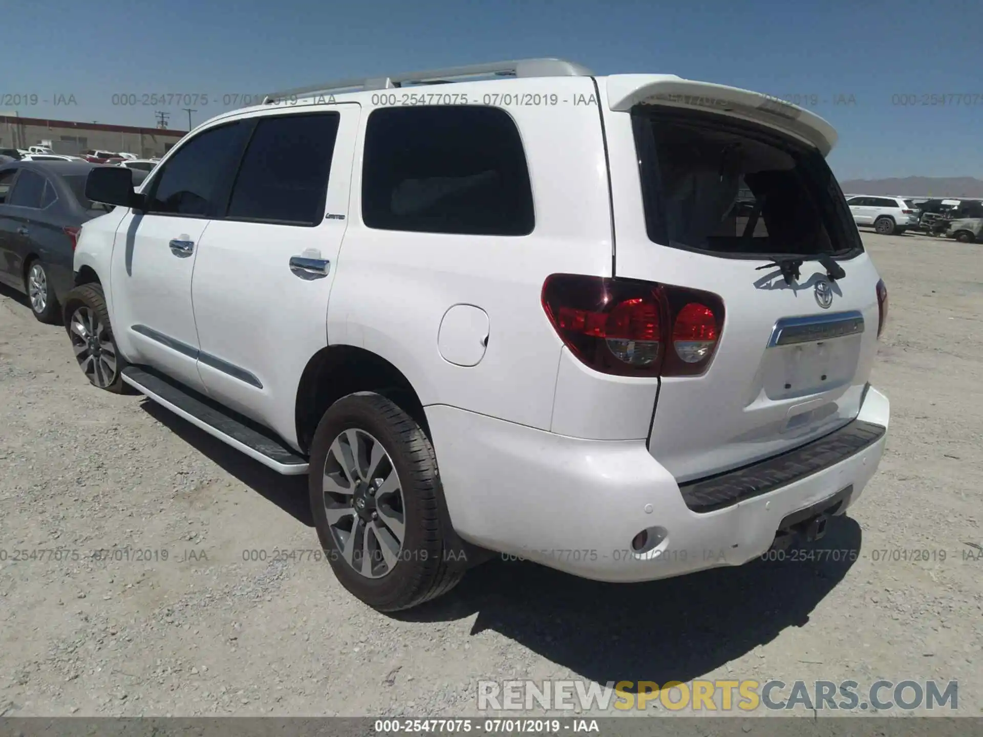 3 Photograph of a damaged car 5TDJY5G12KS165377 TOYOTA SEQUOIA 2019