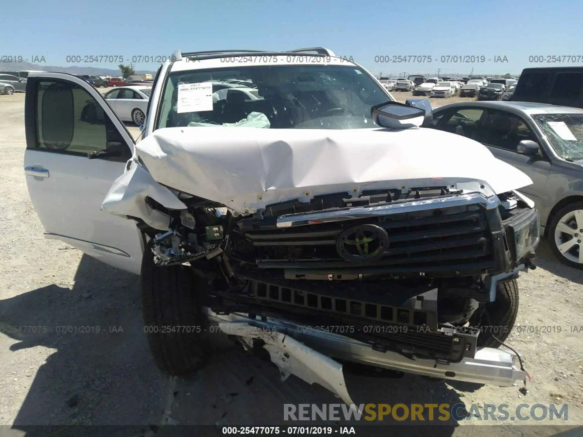 6 Photograph of a damaged car 5TDJY5G12KS165377 TOYOTA SEQUOIA 2019