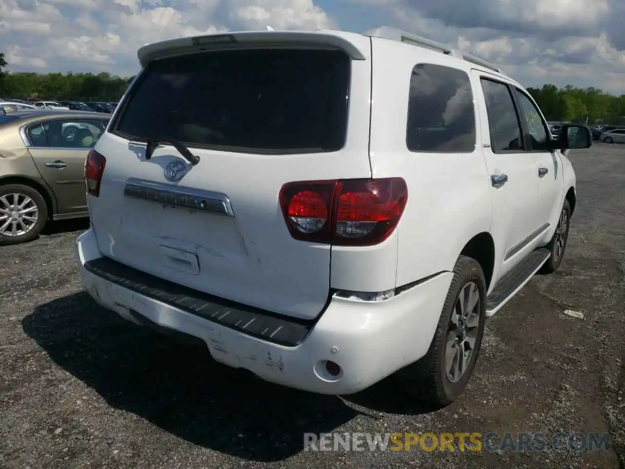 4 Фотография поврежденного автомобиля 5TDJY5G13KS166988 TOYOTA SEQUOIA 2019