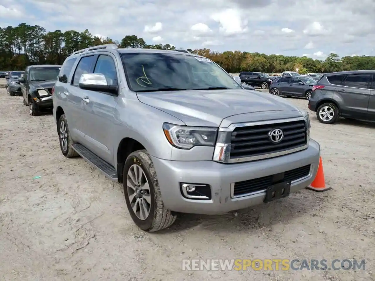 1 Photograph of a damaged car 5TDJY5G13KS171091 TOYOTA SEQUOIA 2019