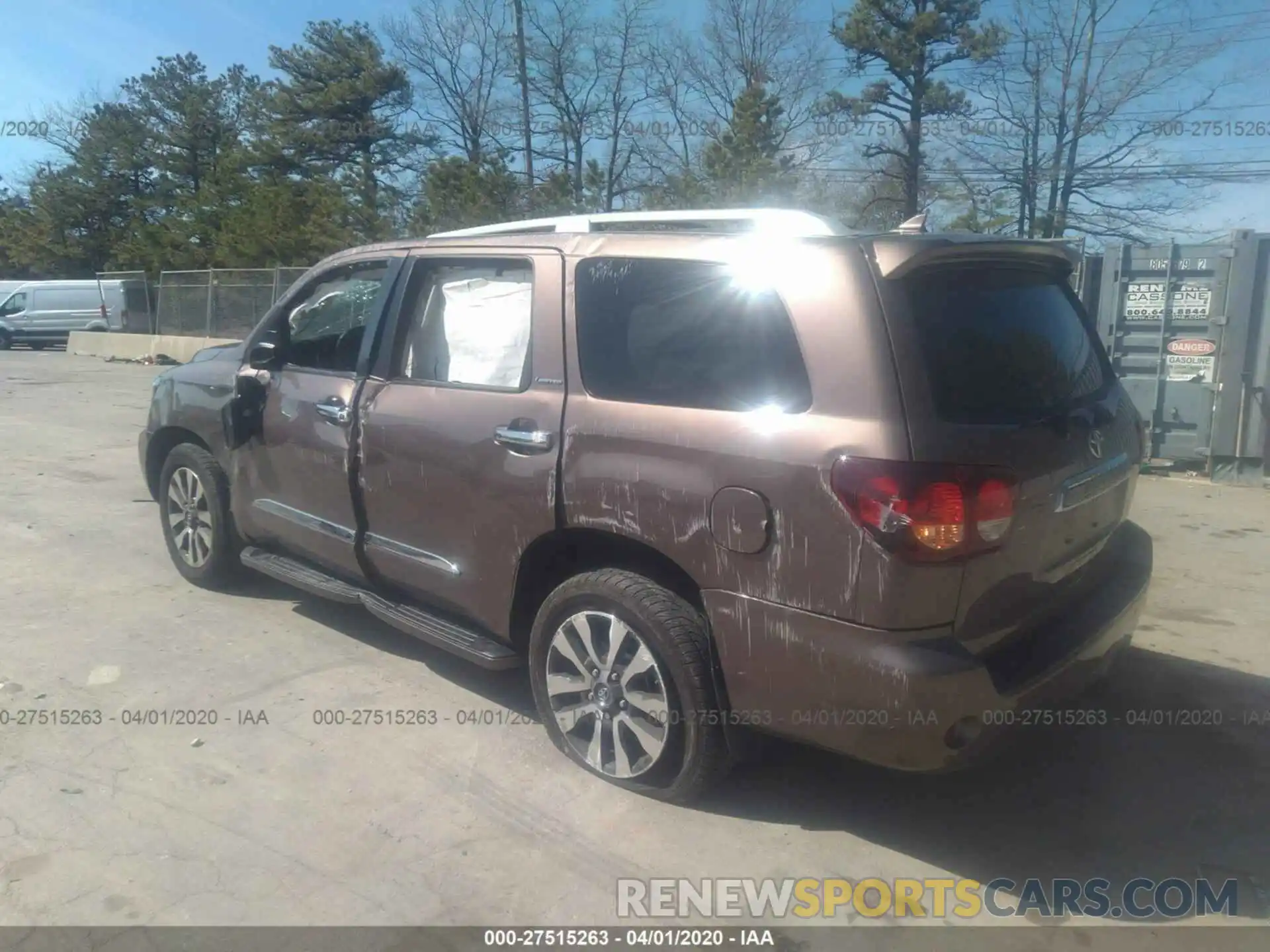 3 Photograph of a damaged car 5TDJY5G15KS171710 TOYOTA SEQUOIA 2019