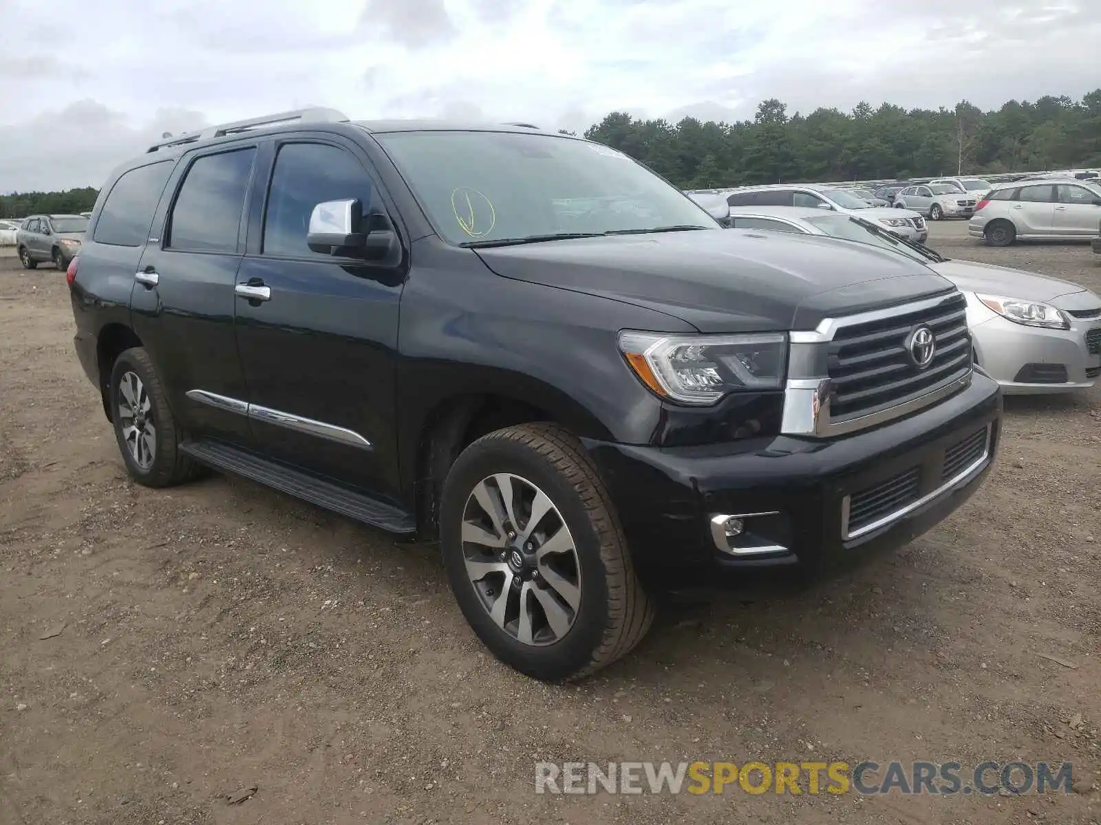 1 Photograph of a damaged car 5TDJY5G18KS166615 TOYOTA SEQUOIA 2019