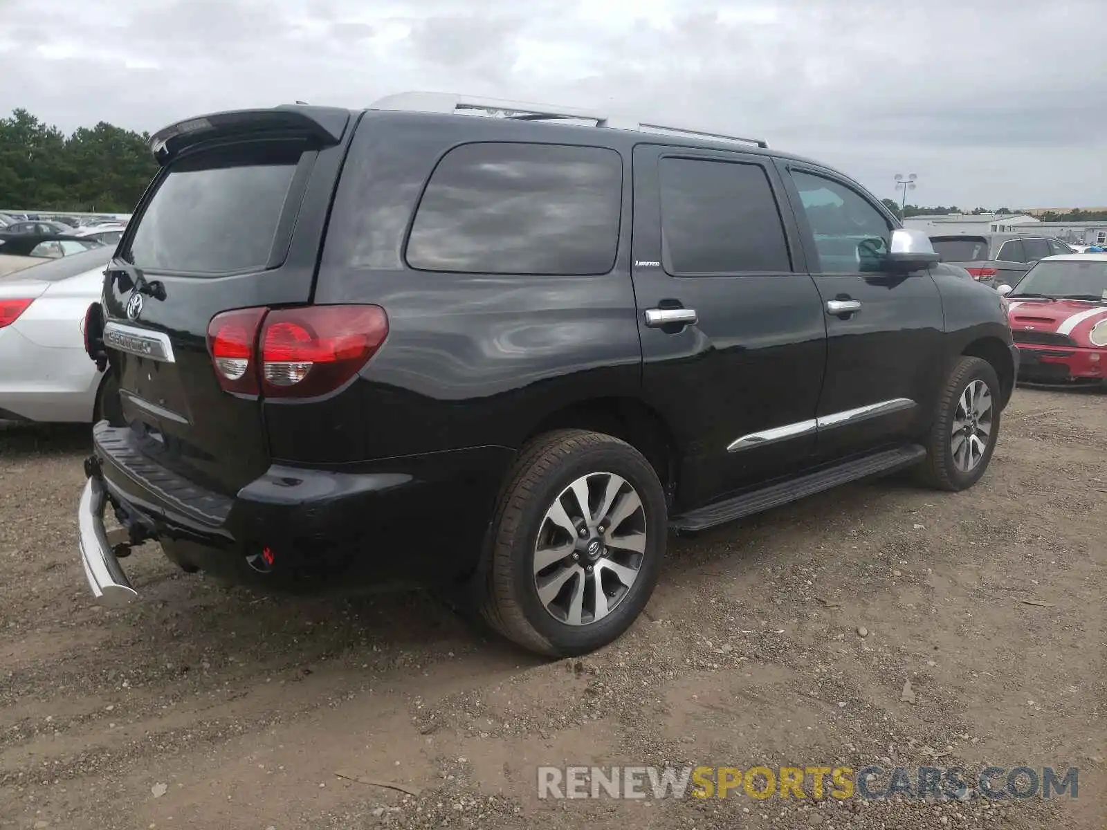 4 Фотография поврежденного автомобиля 5TDJY5G18KS166615 TOYOTA SEQUOIA 2019