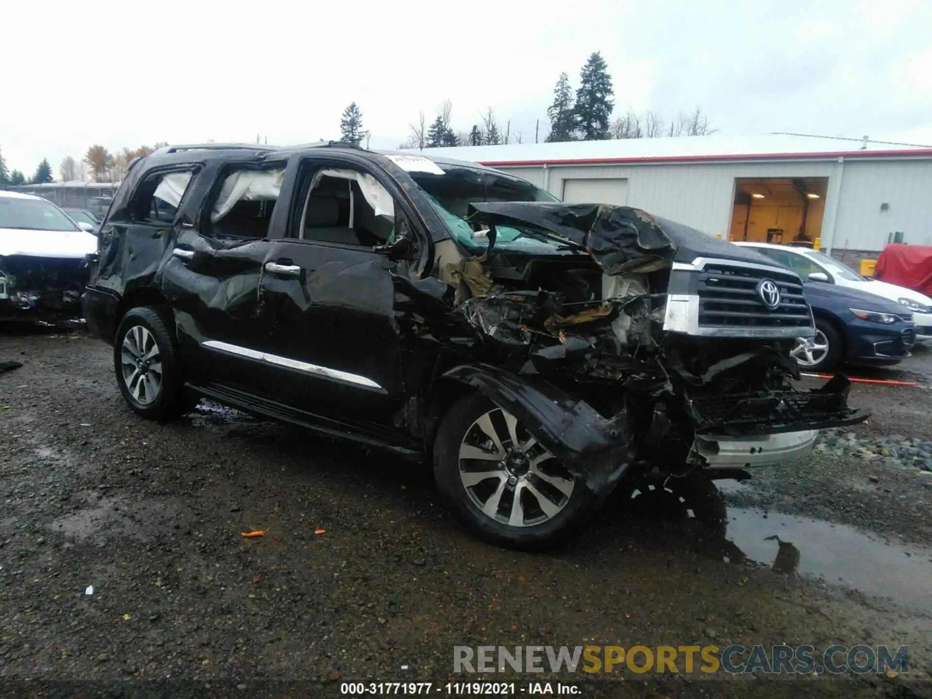 1 Photograph of a damaged car 5TDJY5G19KS165408 TOYOTA SEQUOIA 2019