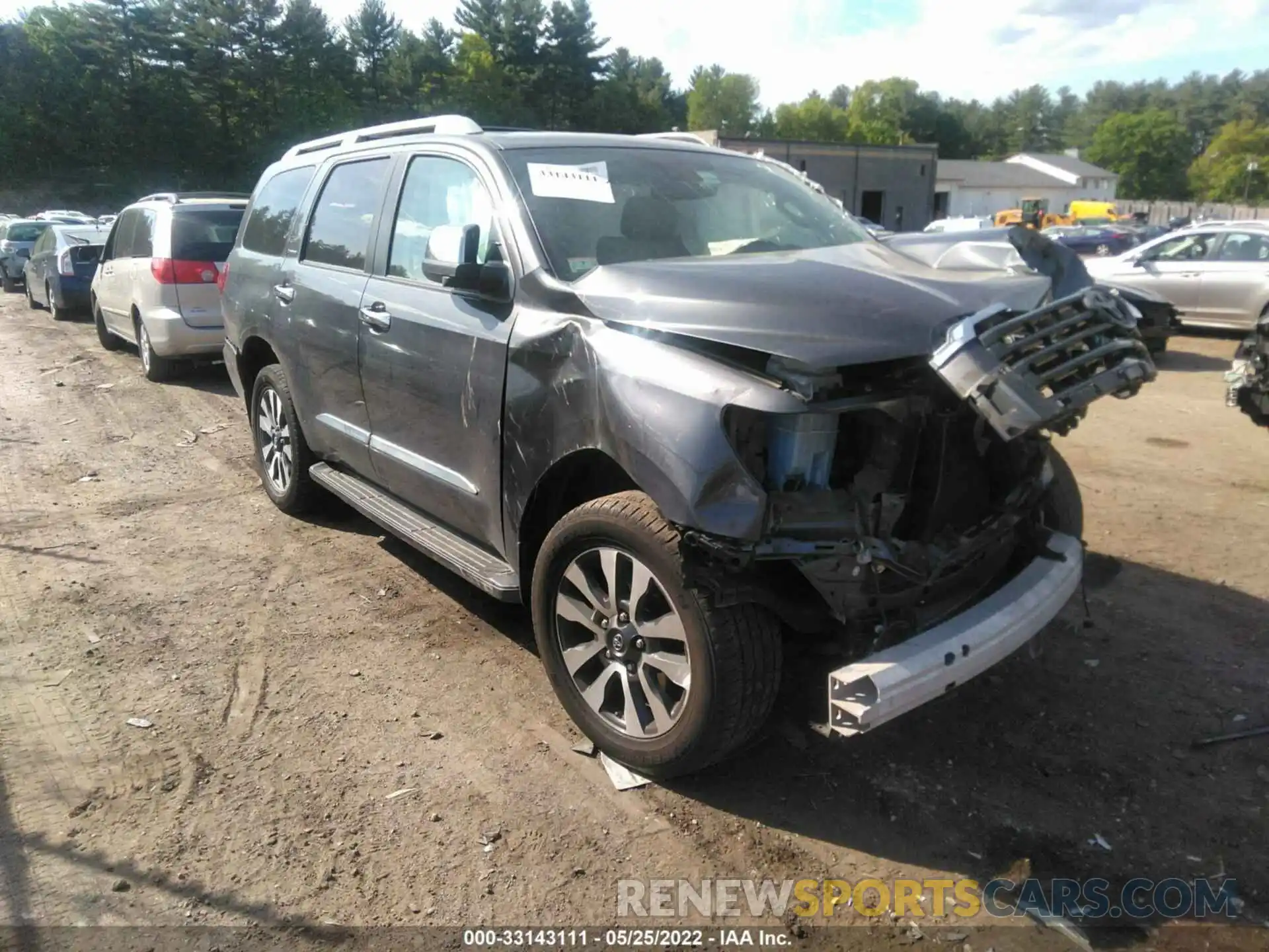 1 Photograph of a damaged car 5TDJY5G1XKS171072 TOYOTA SEQUOIA 2019