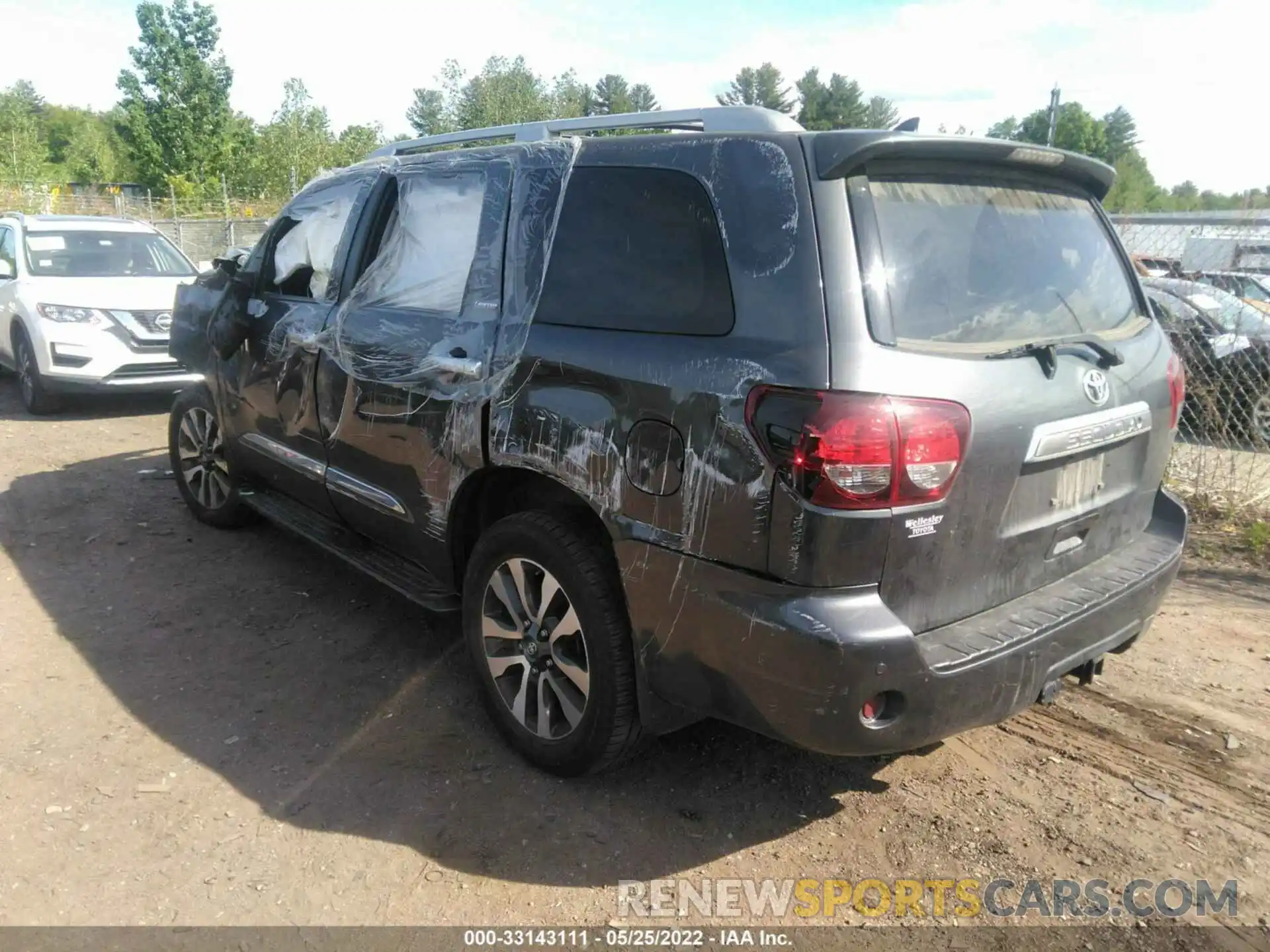 3 Photograph of a damaged car 5TDJY5G1XKS171072 TOYOTA SEQUOIA 2019