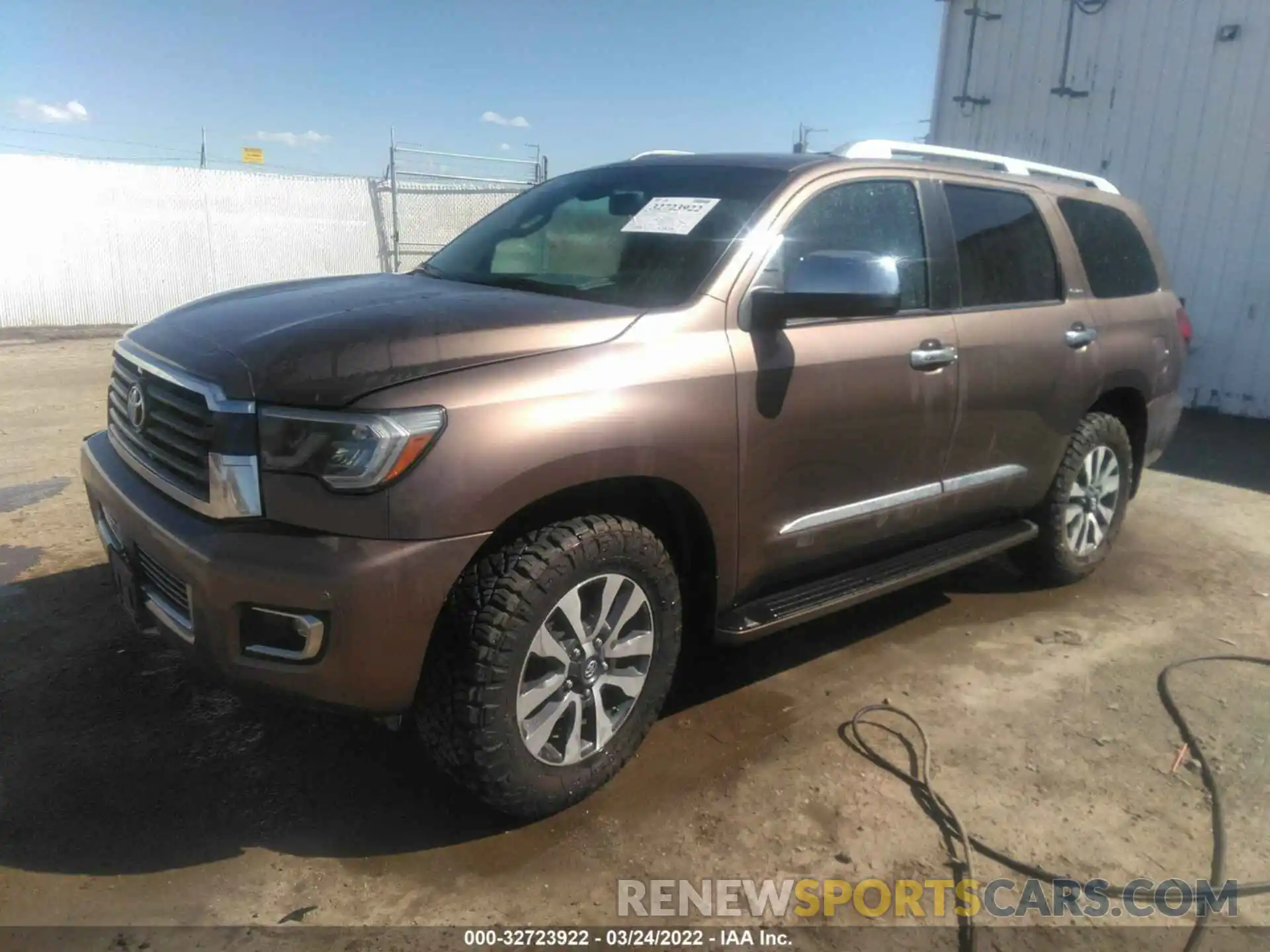 2 Фотография поврежденного автомобиля 5TDJY5G1XKS171444 TOYOTA SEQUOIA 2019