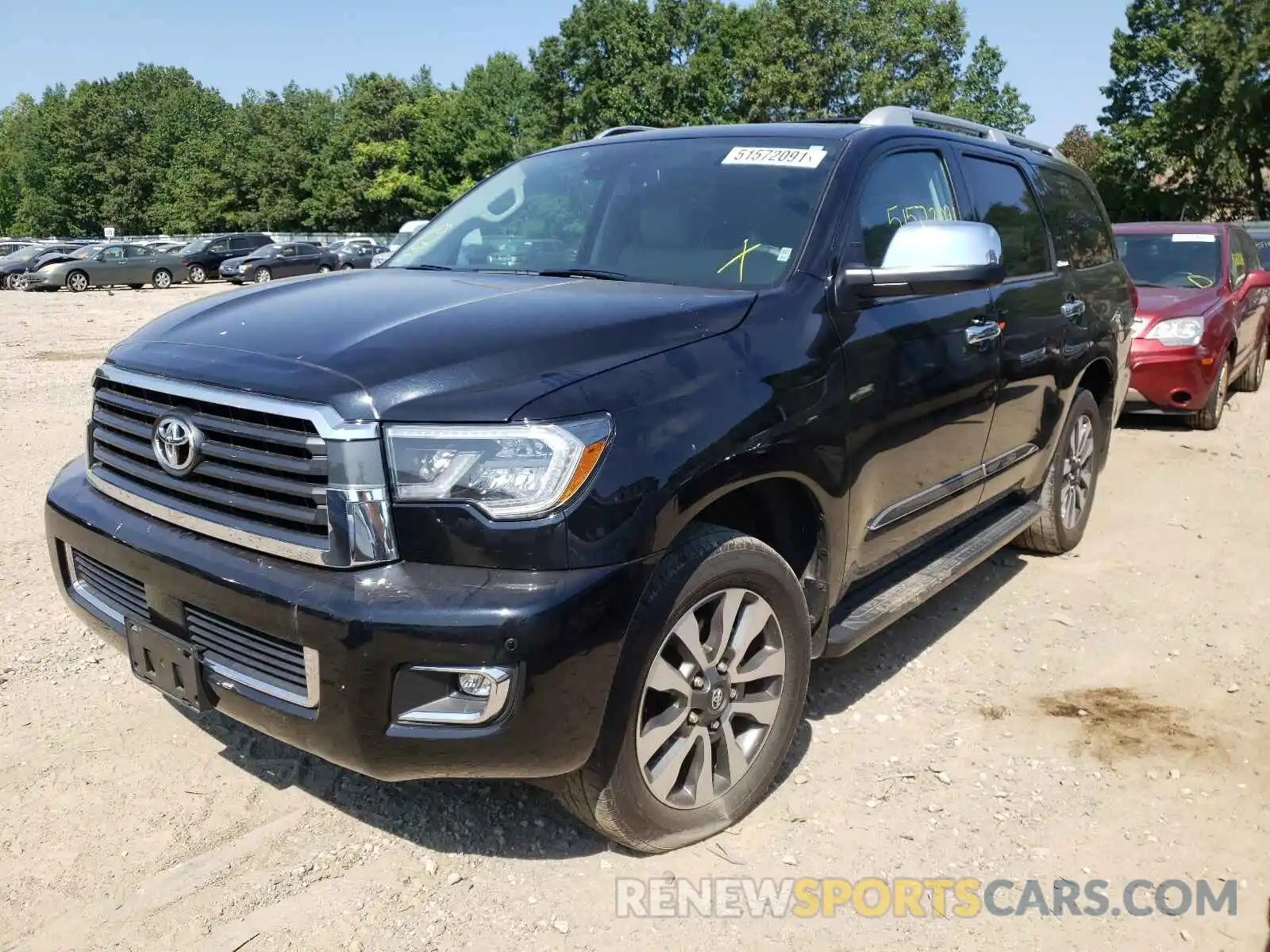 2 Photograph of a damaged car 5TDJY5G1XKS172755 TOYOTA SEQUOIA 2019