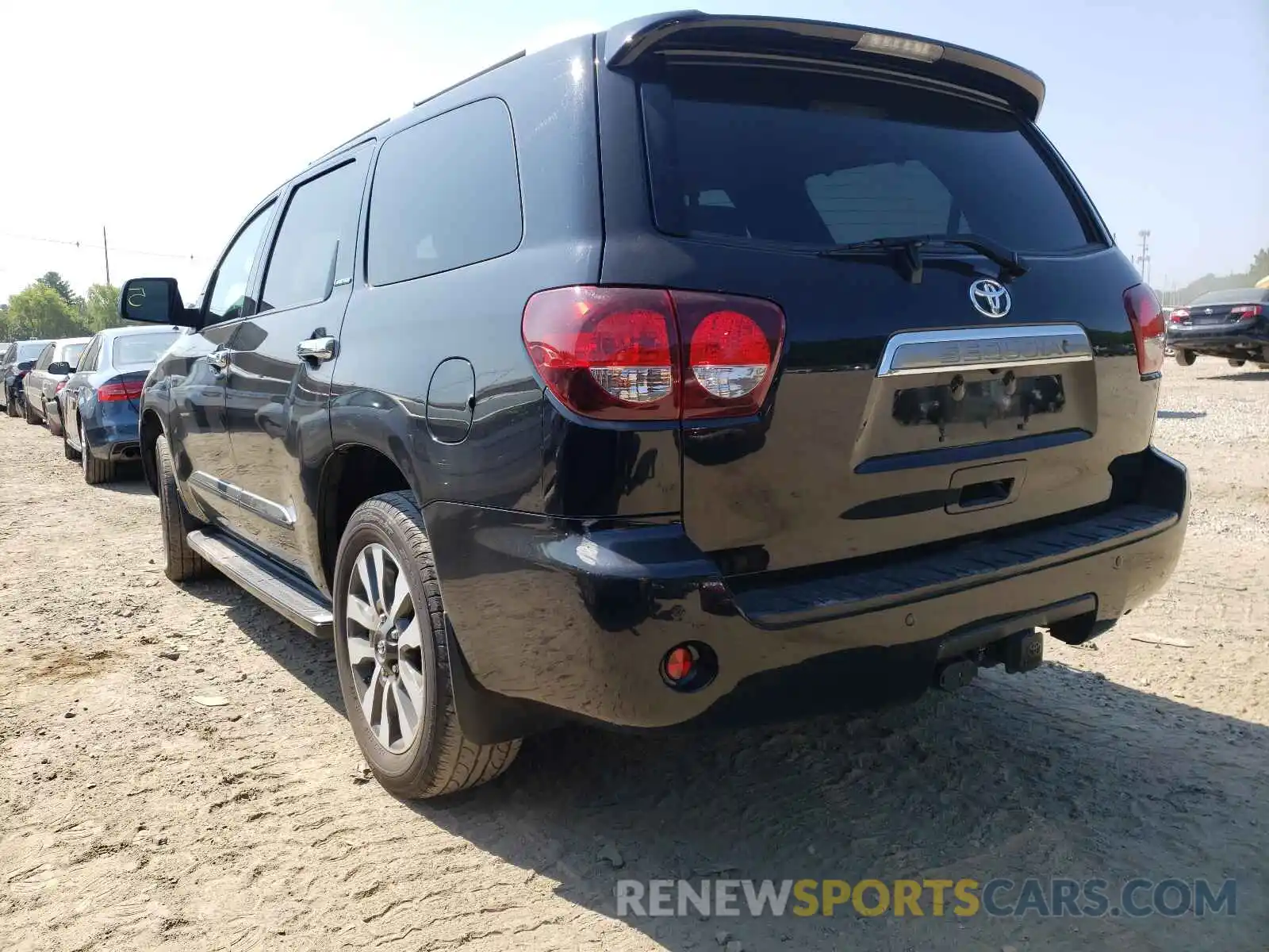 3 Photograph of a damaged car 5TDJY5G1XKS172755 TOYOTA SEQUOIA 2019