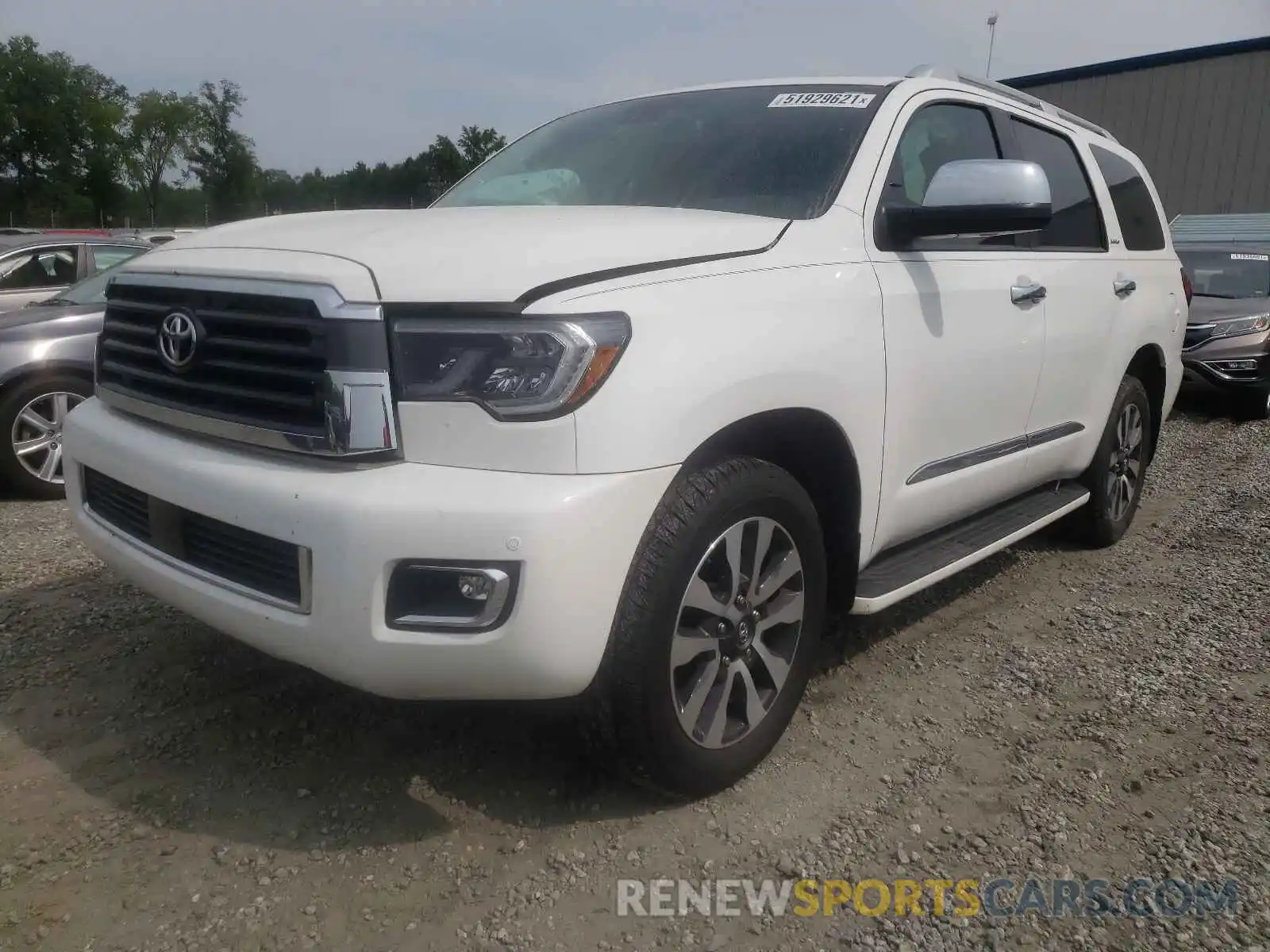 2 Photograph of a damaged car 5TDKY5G15KS073376 TOYOTA SEQUOIA 2019