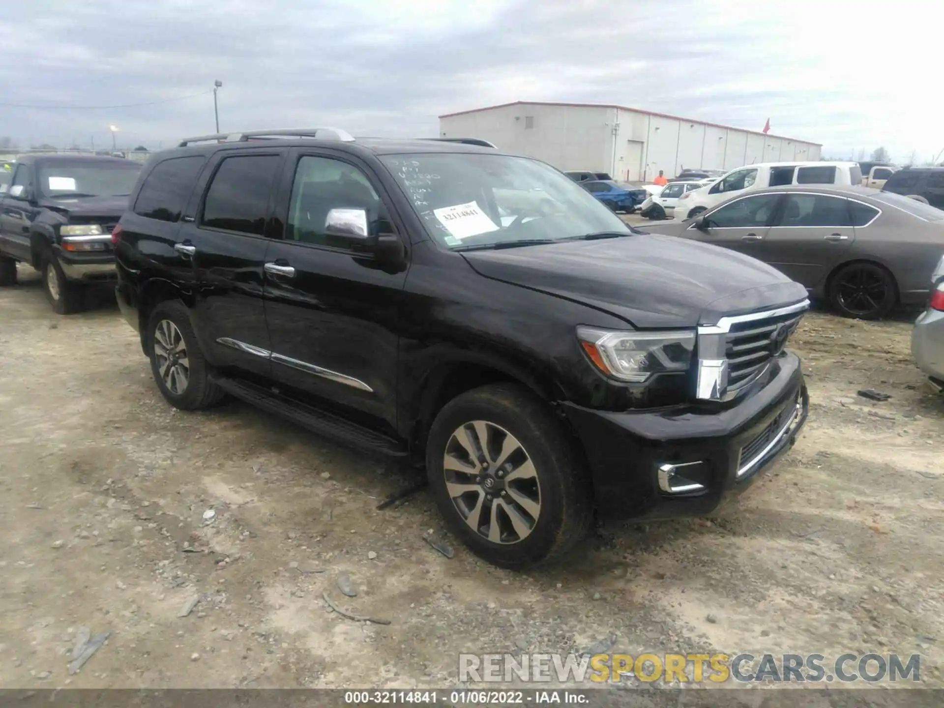 1 Photograph of a damaged car 5TDKY5G15KS073880 TOYOTA SEQUOIA 2019