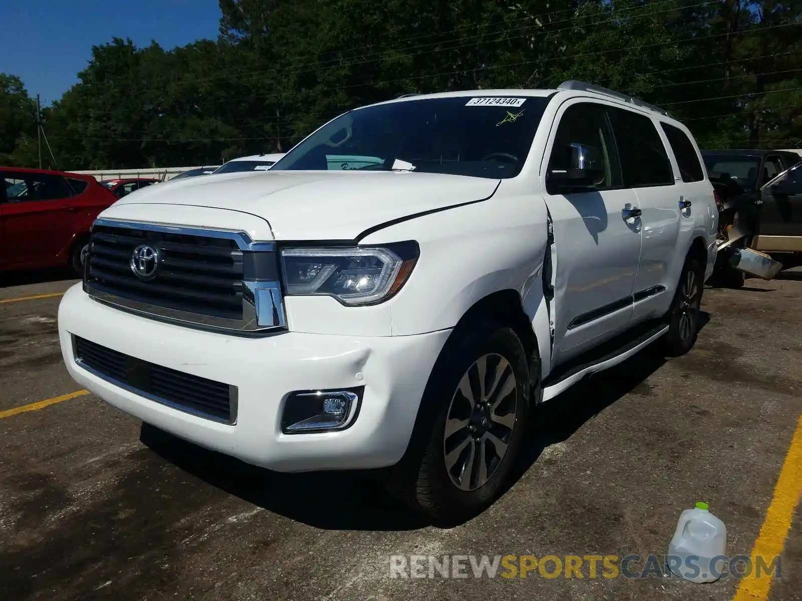 2 Photograph of a damaged car 5TDKY5G17KS072777 TOYOTA SEQUOIA 2019