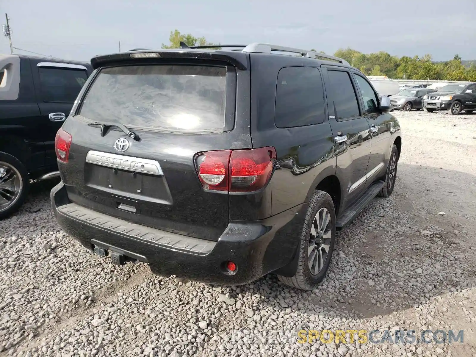 4 Фотография поврежденного автомобиля 5TDKY5G17KS073931 TOYOTA SEQUOIA 2019