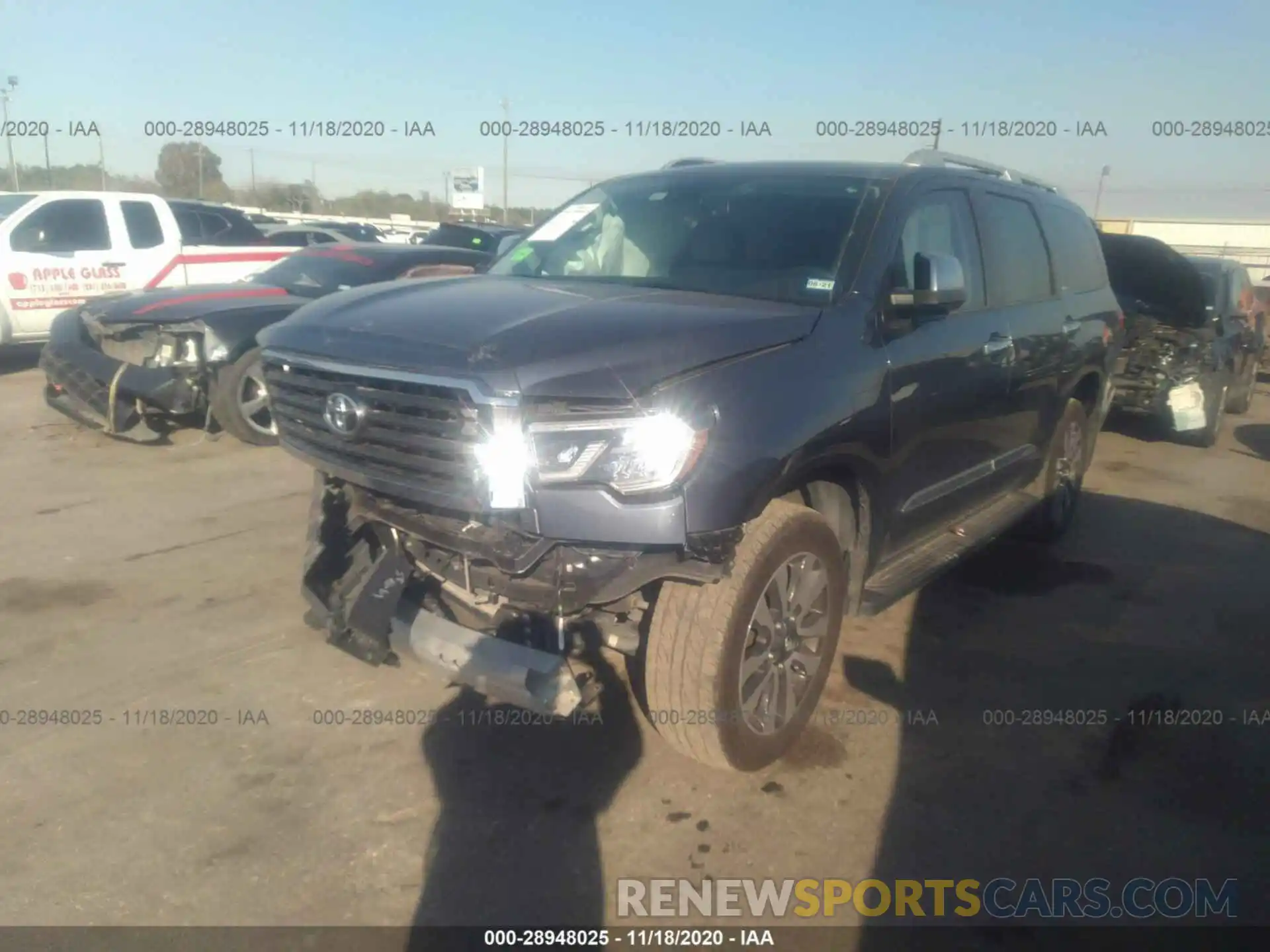 2 Photograph of a damaged car 5TDKY5G1XKS073552 TOYOTA SEQUOIA 2019