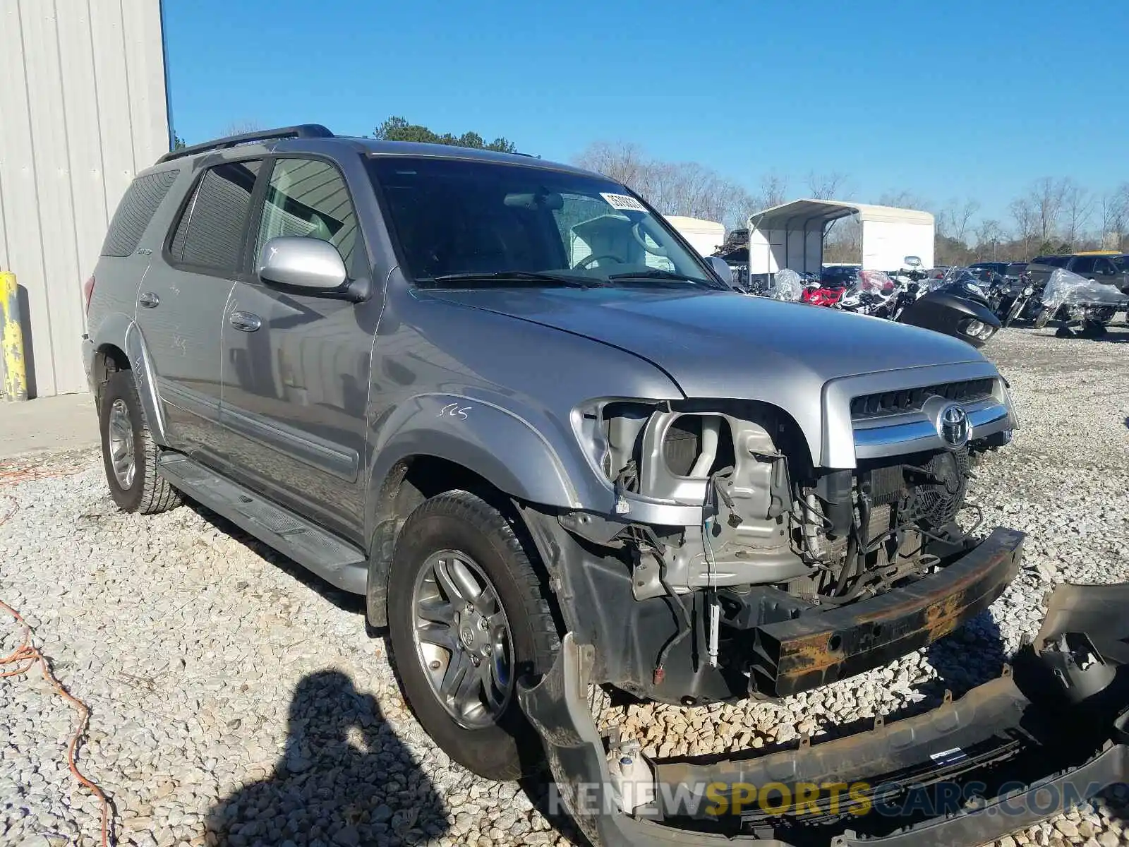 1 Photograph of a damaged car 5TDZT38A55S255390 TOYOTA SEQUOIA 2019