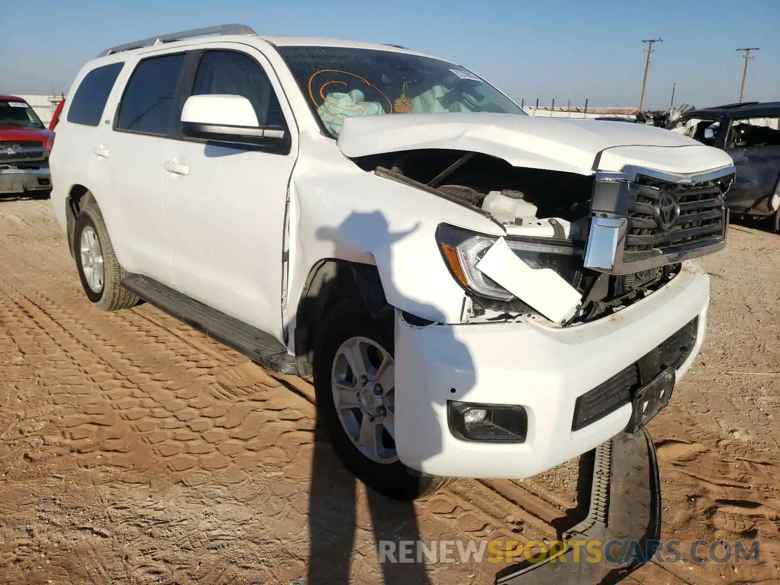 1 Photograph of a damaged car 5TDZY5G12KS073687 TOYOTA SEQUOIA 2019