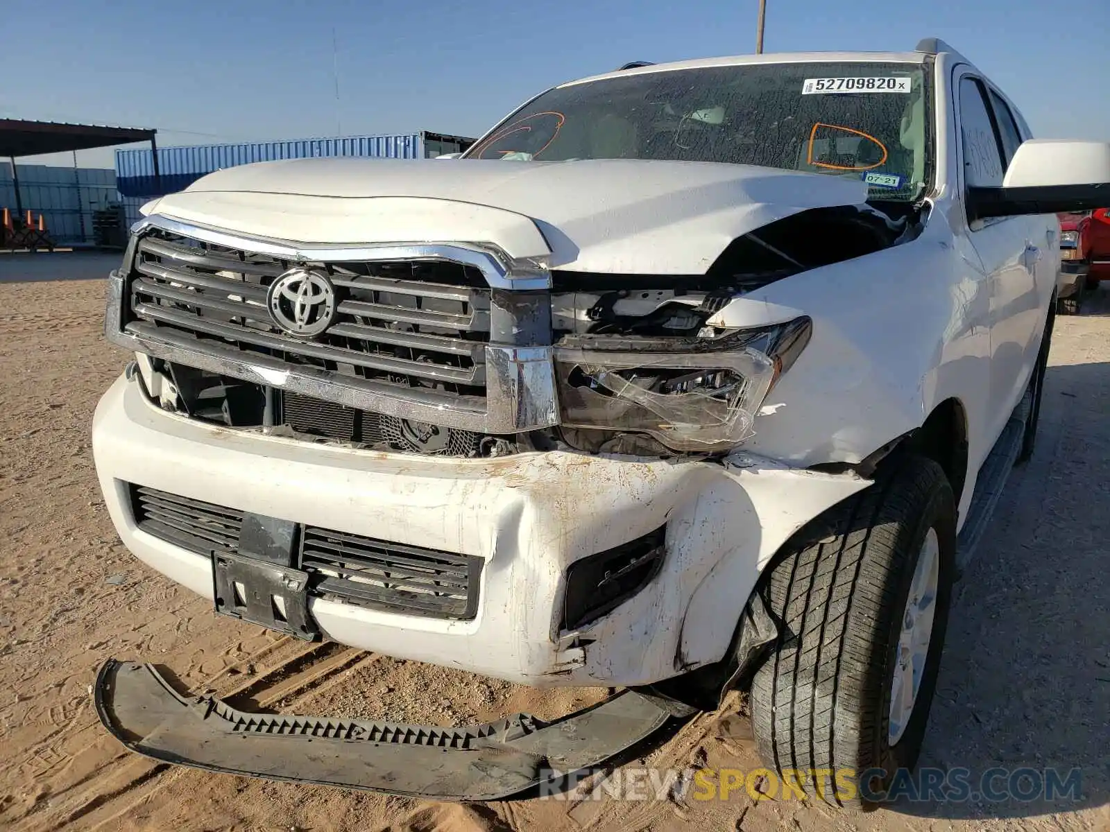 9 Photograph of a damaged car 5TDZY5G12KS073687 TOYOTA SEQUOIA 2019