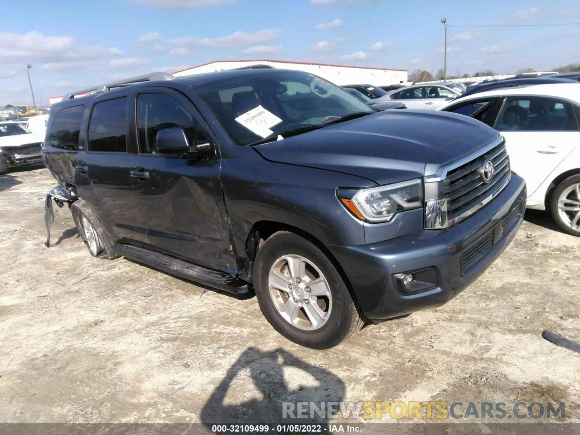 1 Photograph of a damaged car 5TDZY5G12KS073818 TOYOTA SEQUOIA 2019