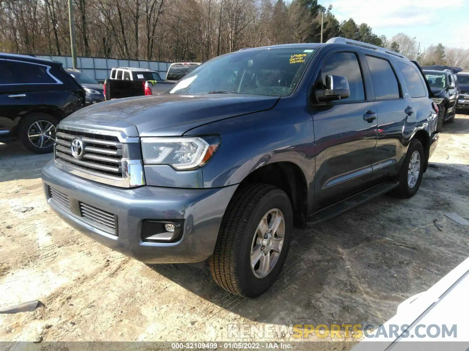 2 Photograph of a damaged car 5TDZY5G12KS073818 TOYOTA SEQUOIA 2019