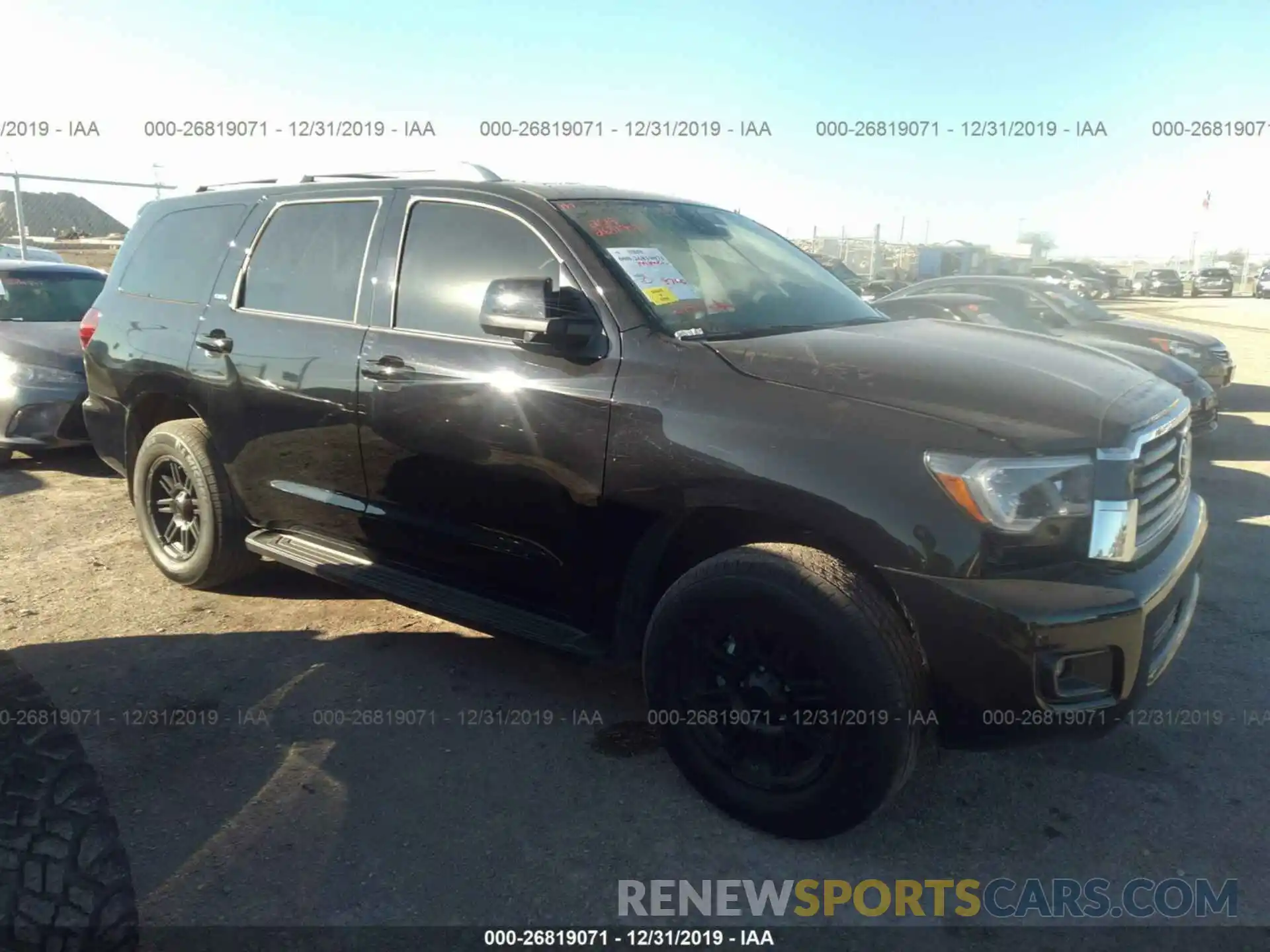 1 Photograph of a damaged car 5TDZY5G13KS073889 TOYOTA SEQUOIA 2019