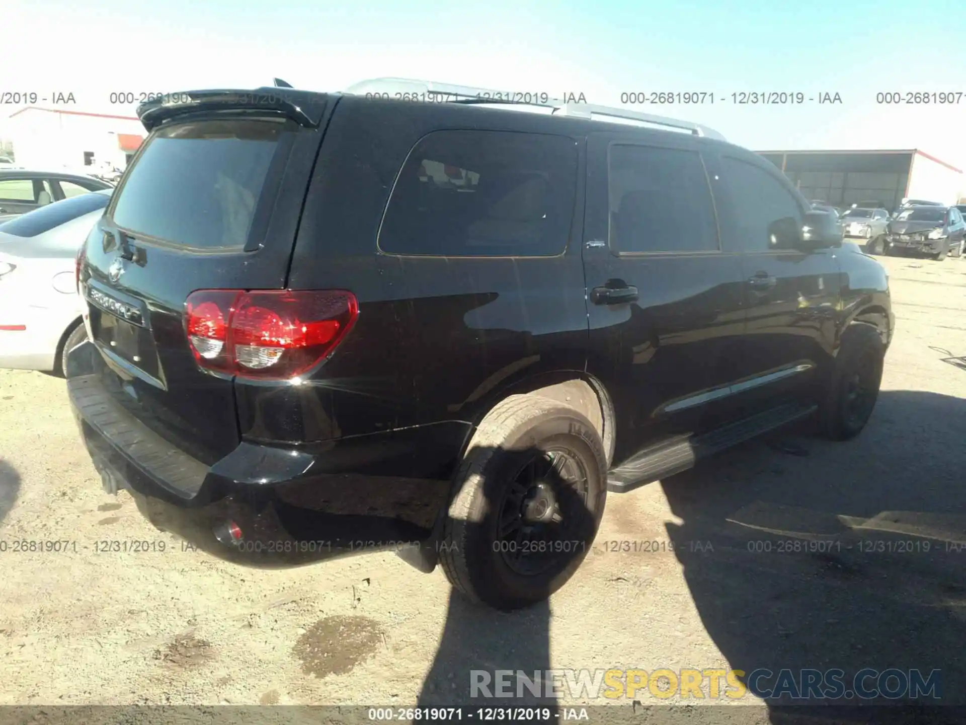 4 Фотография поврежденного автомобиля 5TDZY5G13KS073889 TOYOTA SEQUOIA 2019