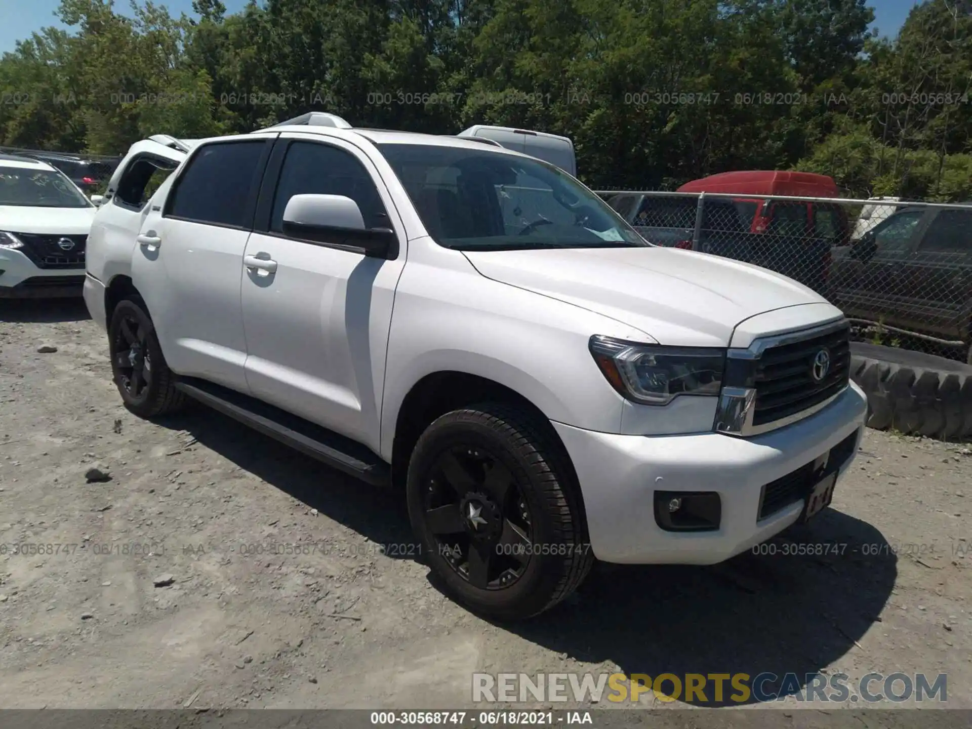 1 Photograph of a damaged car 5TDZY5G18KS072401 TOYOTA SEQUOIA 2019