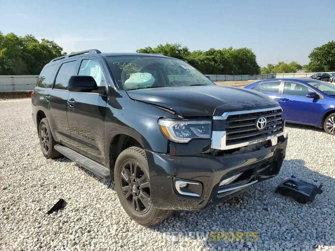 1 Photograph of a damaged car 5TDZY5G19KS072598 TOYOTA SEQUOIA 2019