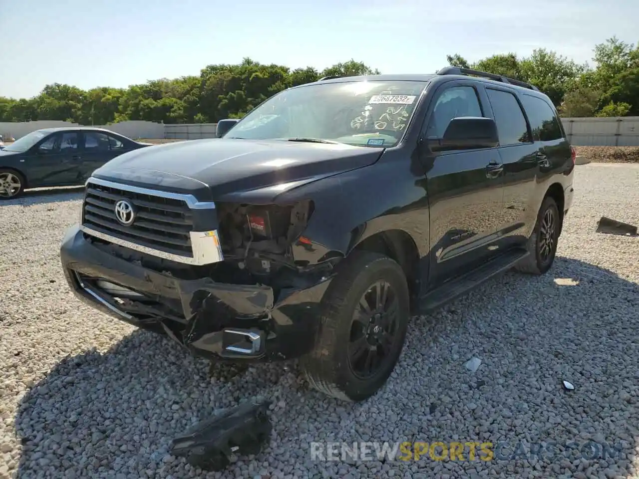 2 Photograph of a damaged car 5TDZY5G19KS072598 TOYOTA SEQUOIA 2019