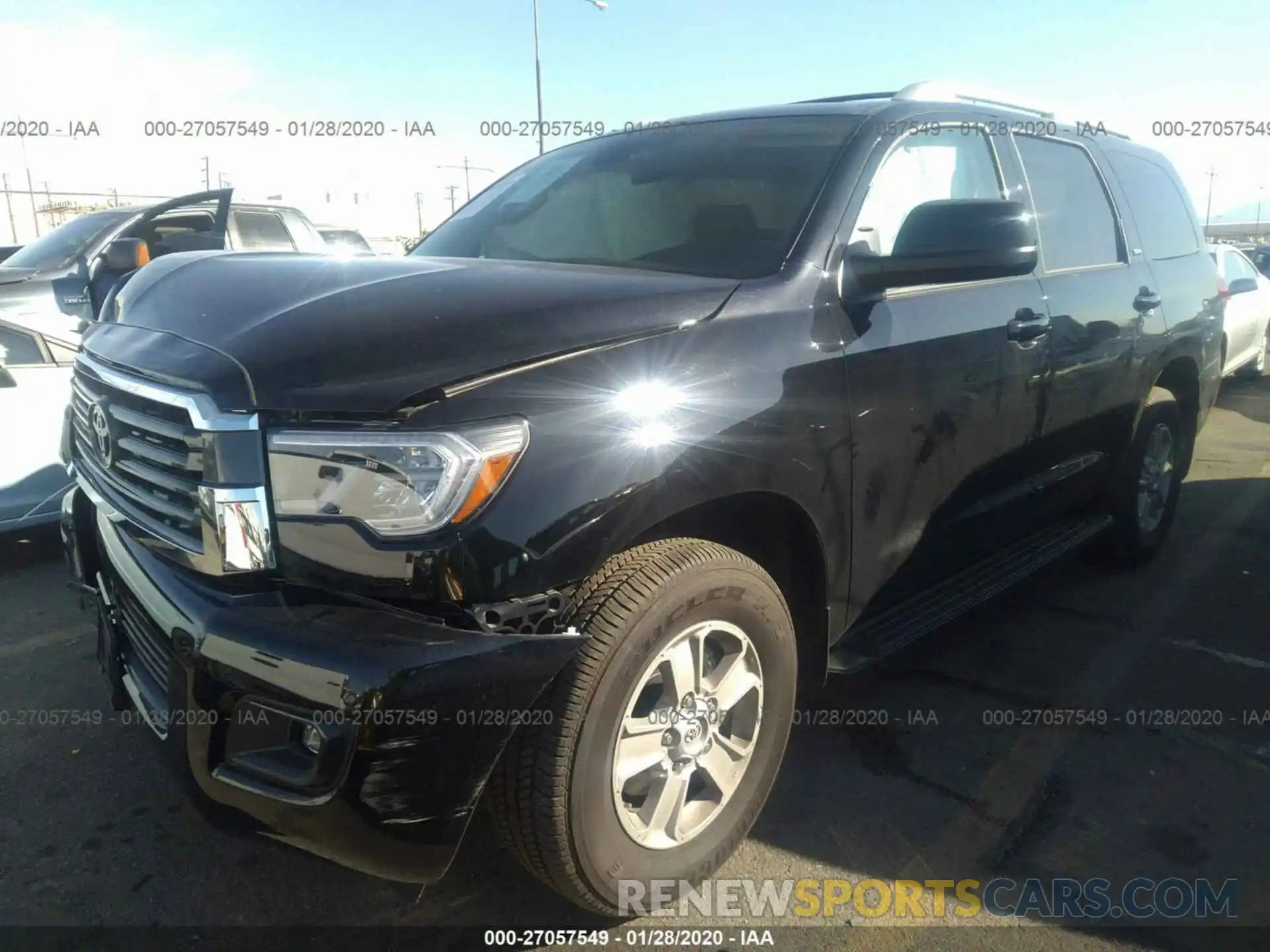 2 Photograph of a damaged car 5TDZY5G19KS073251 TOYOTA SEQUOIA 2019