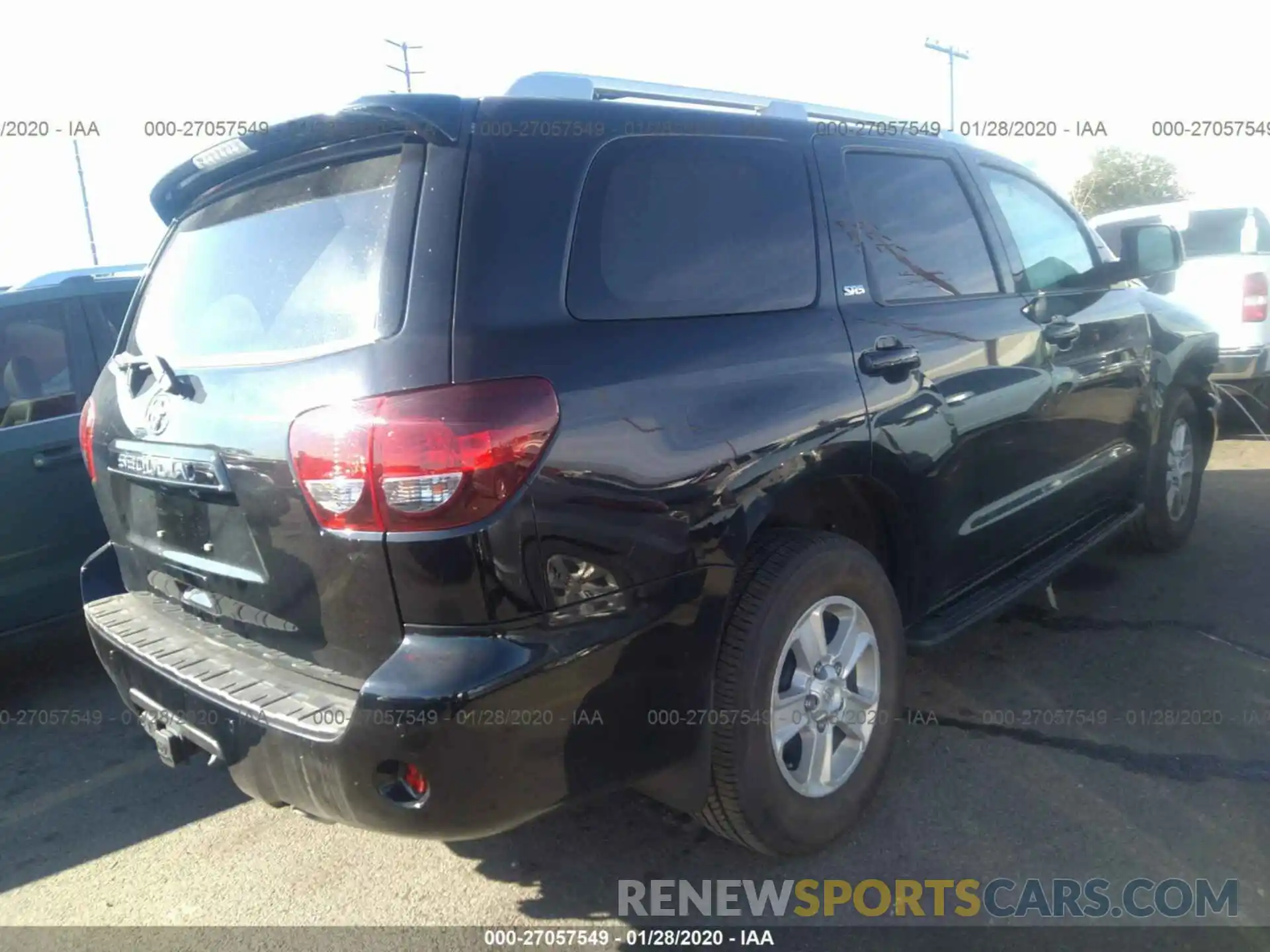 4 Фотография поврежденного автомобиля 5TDZY5G19KS073251 TOYOTA SEQUOIA 2019