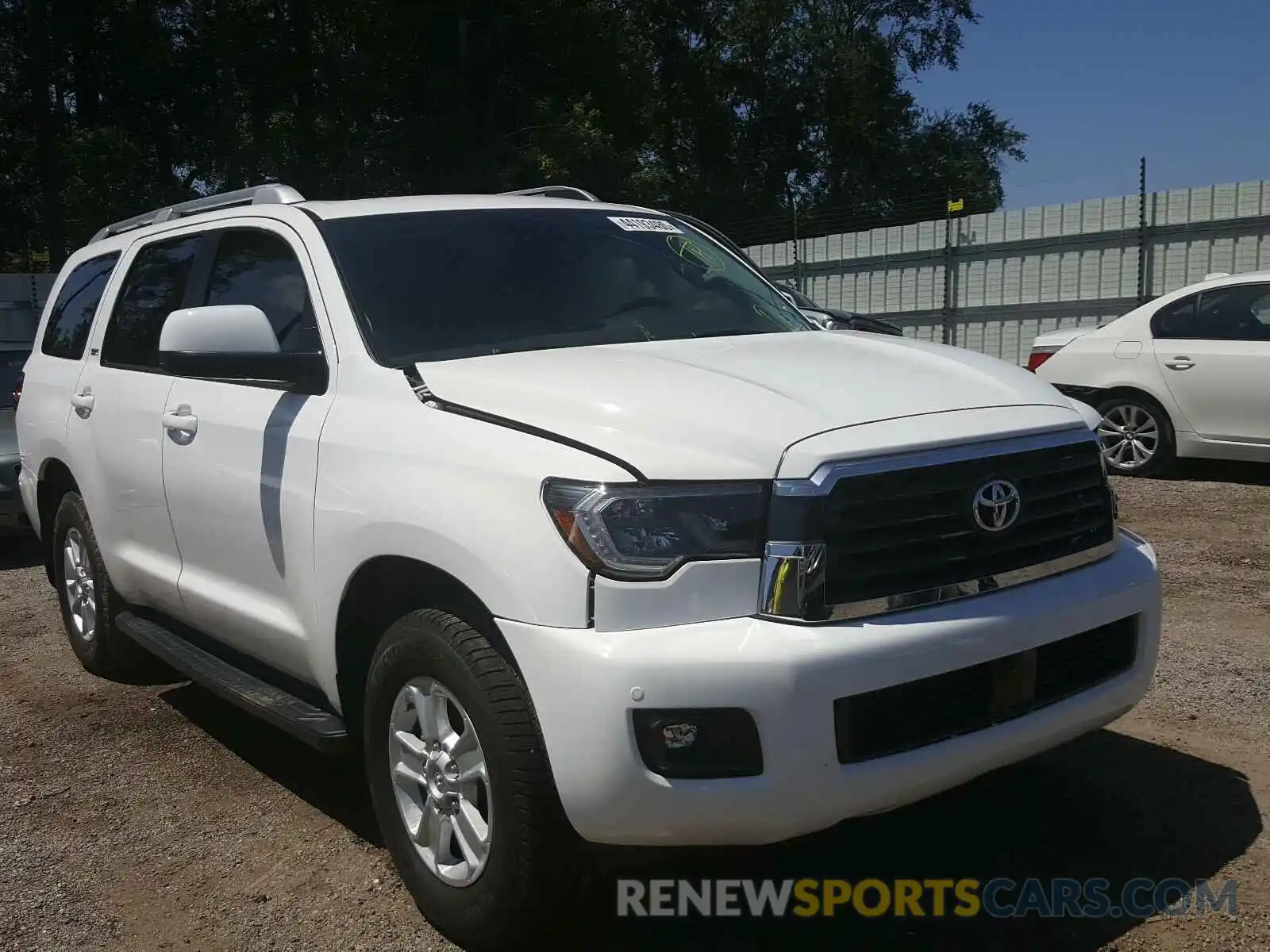 1 Photograph of a damaged car 5TDZY5G1XKS072349 TOYOTA SEQUOIA 2019