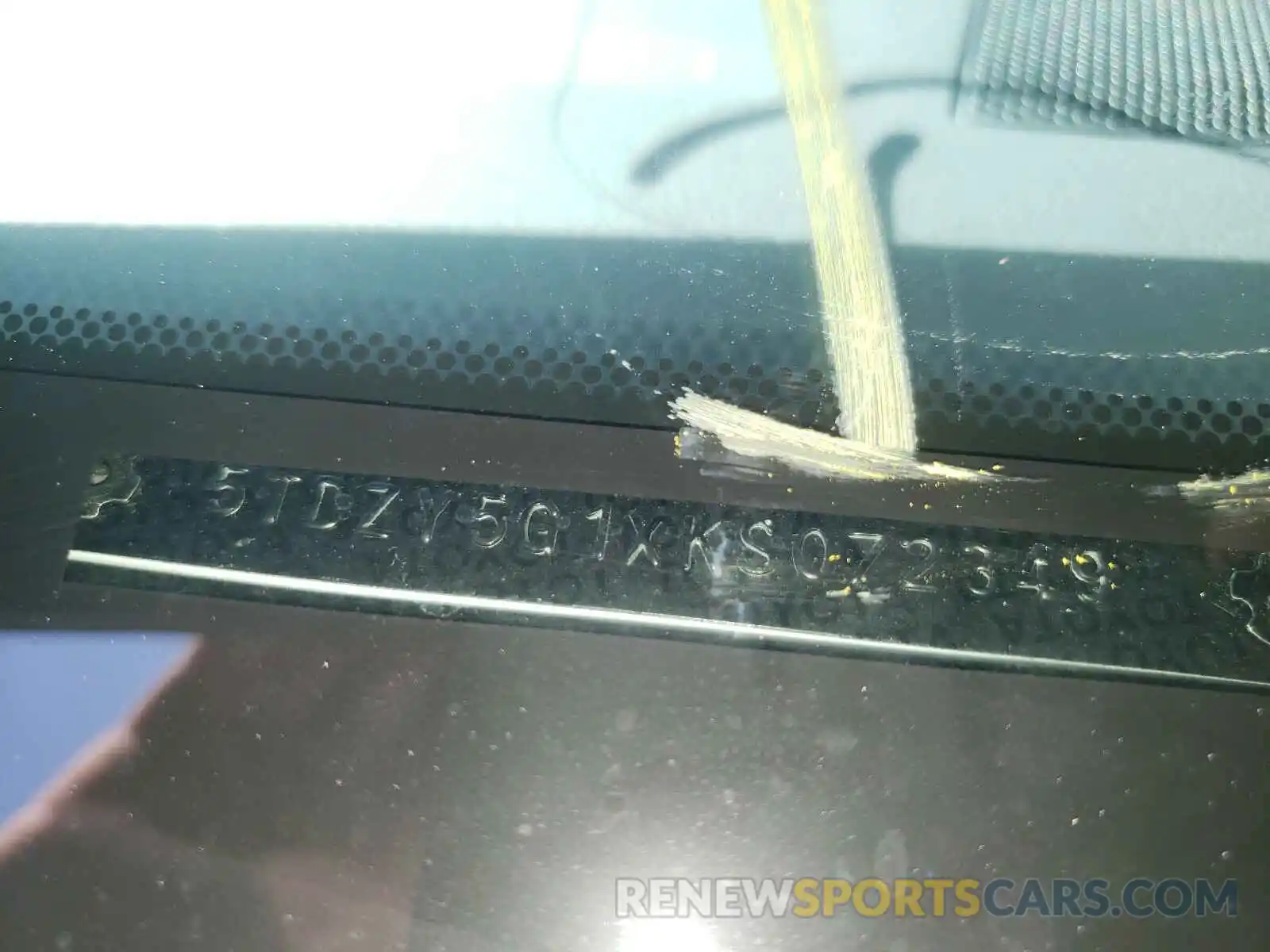 10 Photograph of a damaged car 5TDZY5G1XKS072349 TOYOTA SEQUOIA 2019