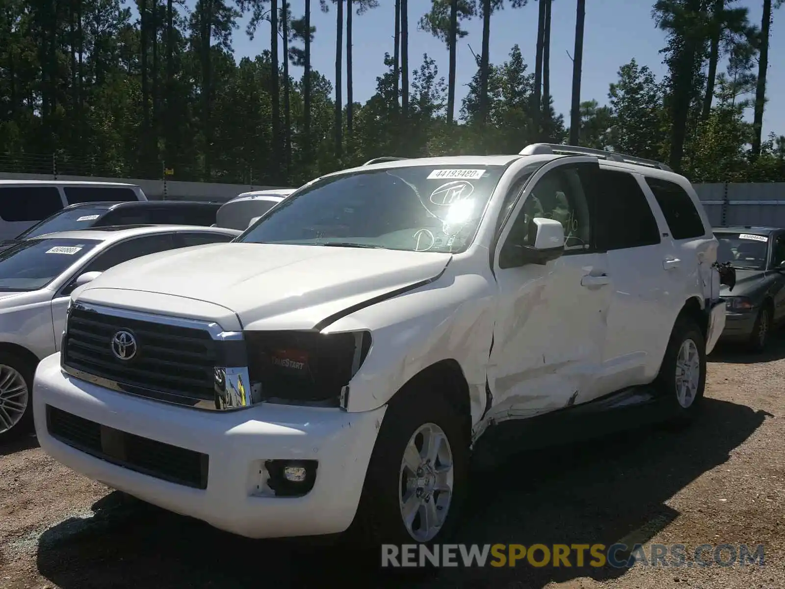 2 Photograph of a damaged car 5TDZY5G1XKS072349 TOYOTA SEQUOIA 2019