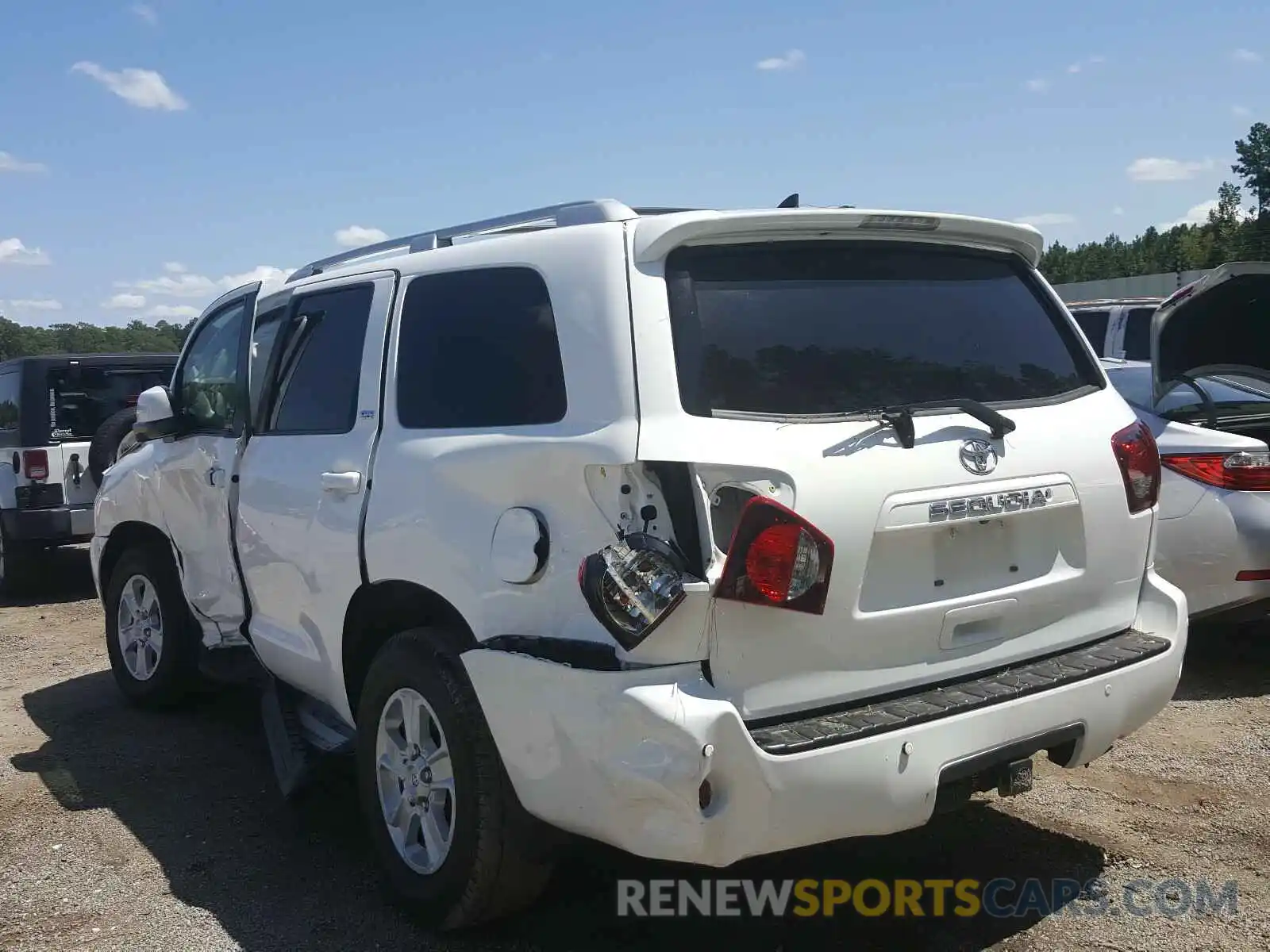 3 Photograph of a damaged car 5TDZY5G1XKS072349 TOYOTA SEQUOIA 2019