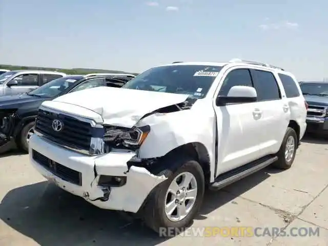 2 Photograph of a damaged car 5TDZY5G1XKS072769 TOYOTA SEQUOIA 2019