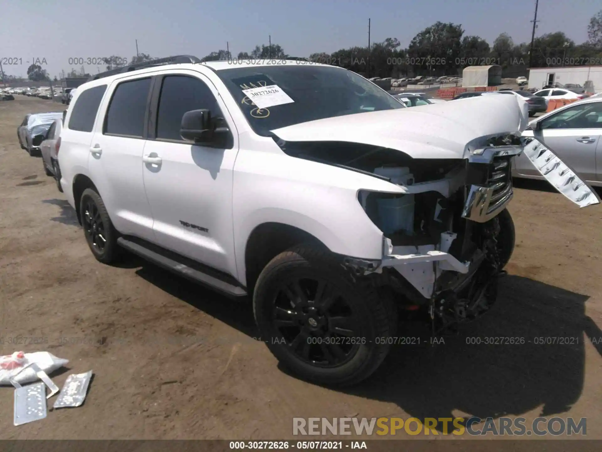 1 Photograph of a damaged car 5TDBY5G10LS181079 TOYOTA SEQUOIA 2020