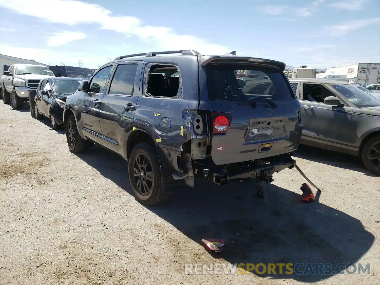 3 Photograph of a damaged car 5TDBY5G13LS178516 TOYOTA SEQUOIA 2020
