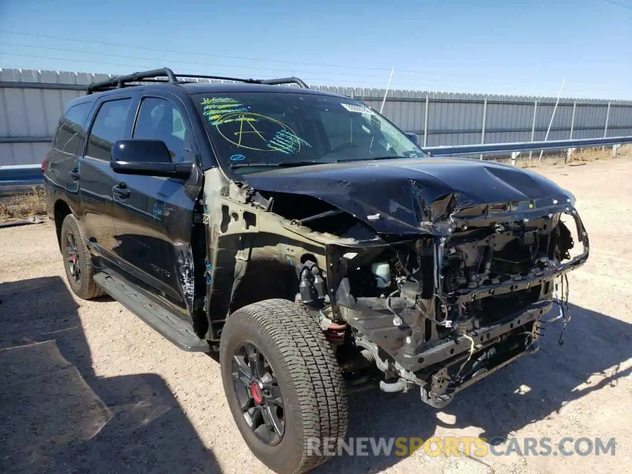 1 Photograph of a damaged car 5TDBY5G15LS176797 TOYOTA SEQUOIA 2020