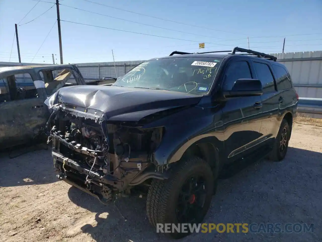 2 Photograph of a damaged car 5TDBY5G15LS176797 TOYOTA SEQUOIA 2020