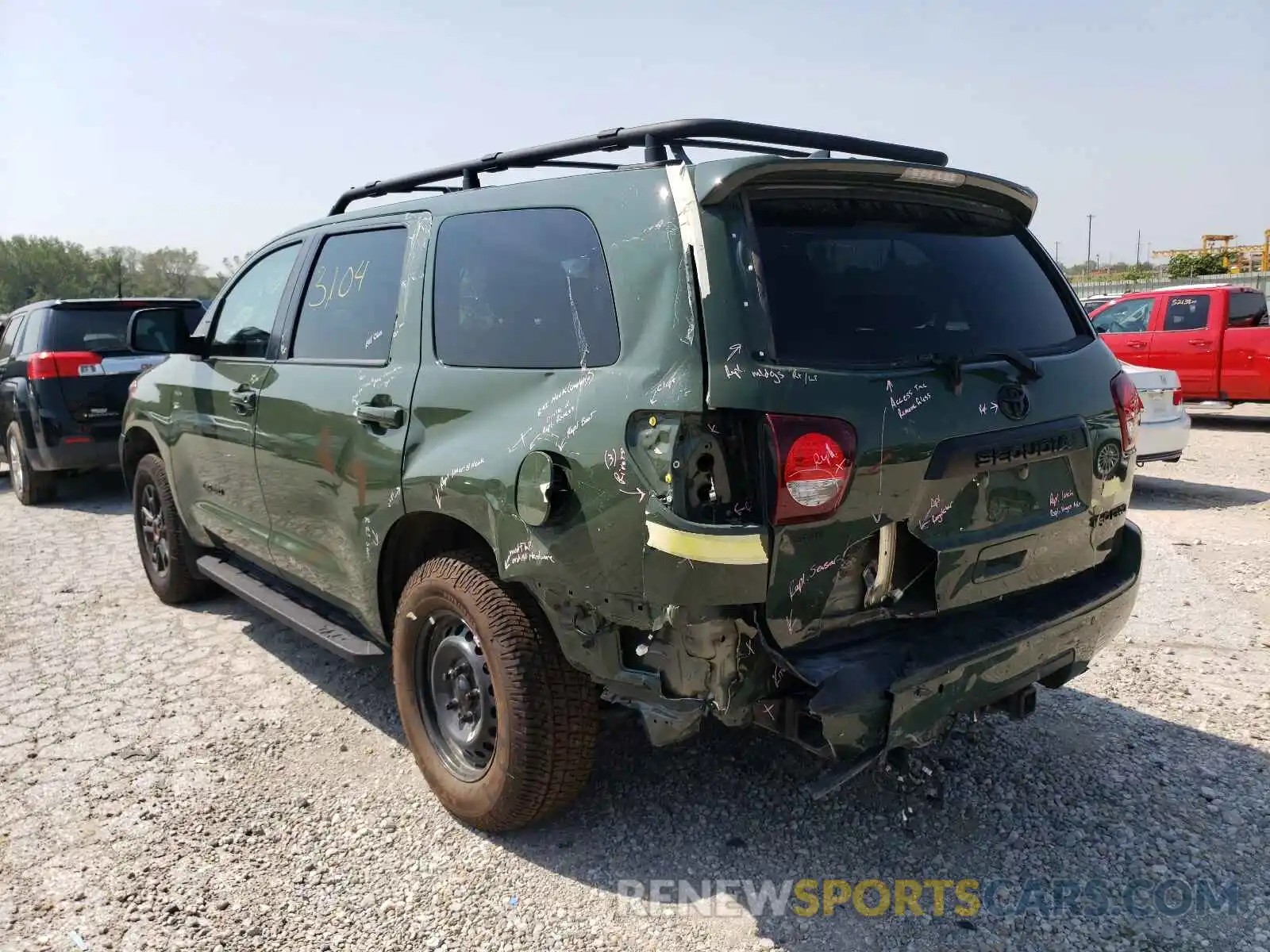 3 Photograph of a damaged car 5TDBY5G15LS178243 TOYOTA SEQUOIA 2020