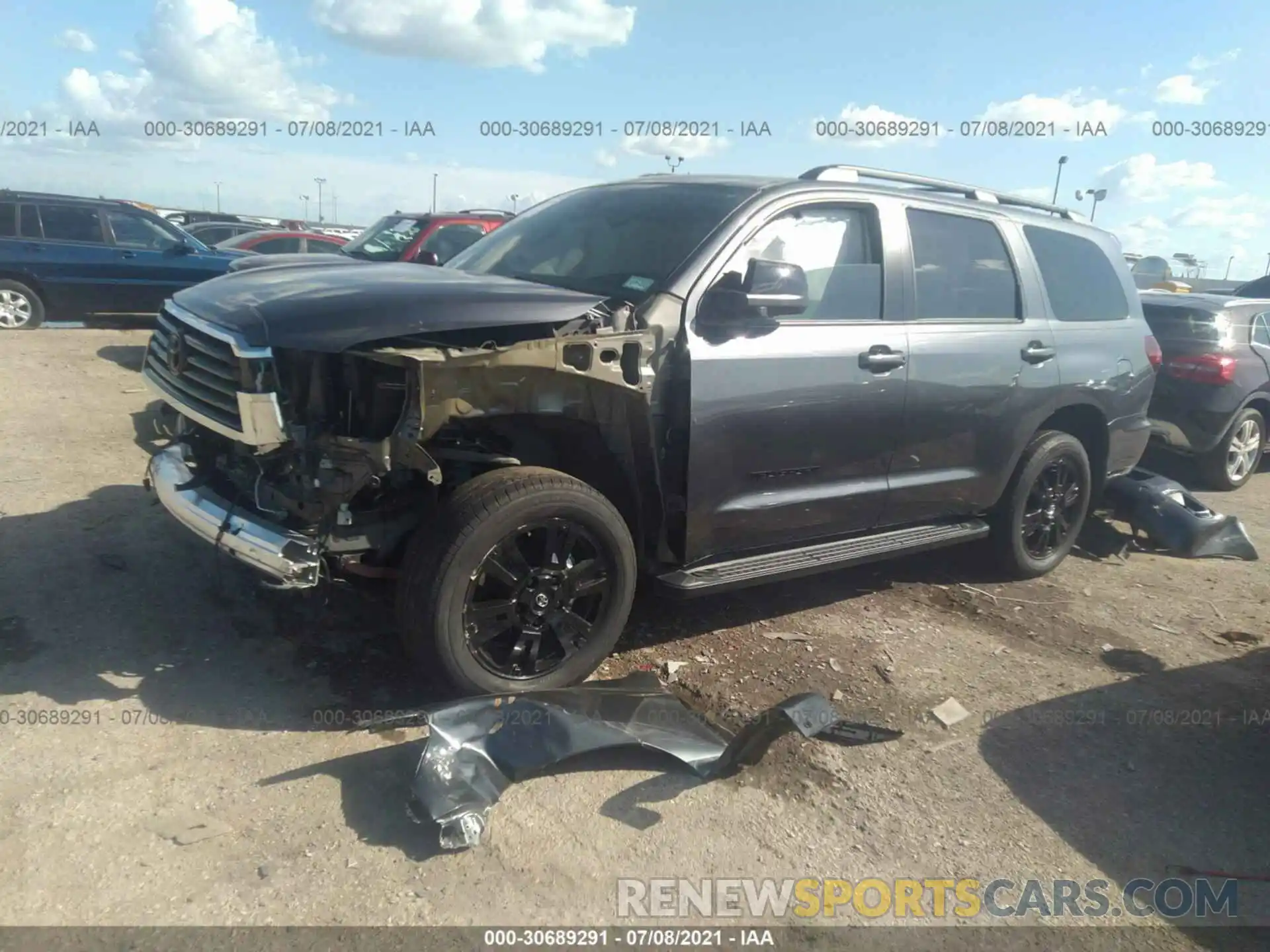 2 Фотография поврежденного автомобиля 5TDBY5G18LS179502 TOYOTA SEQUOIA 2020