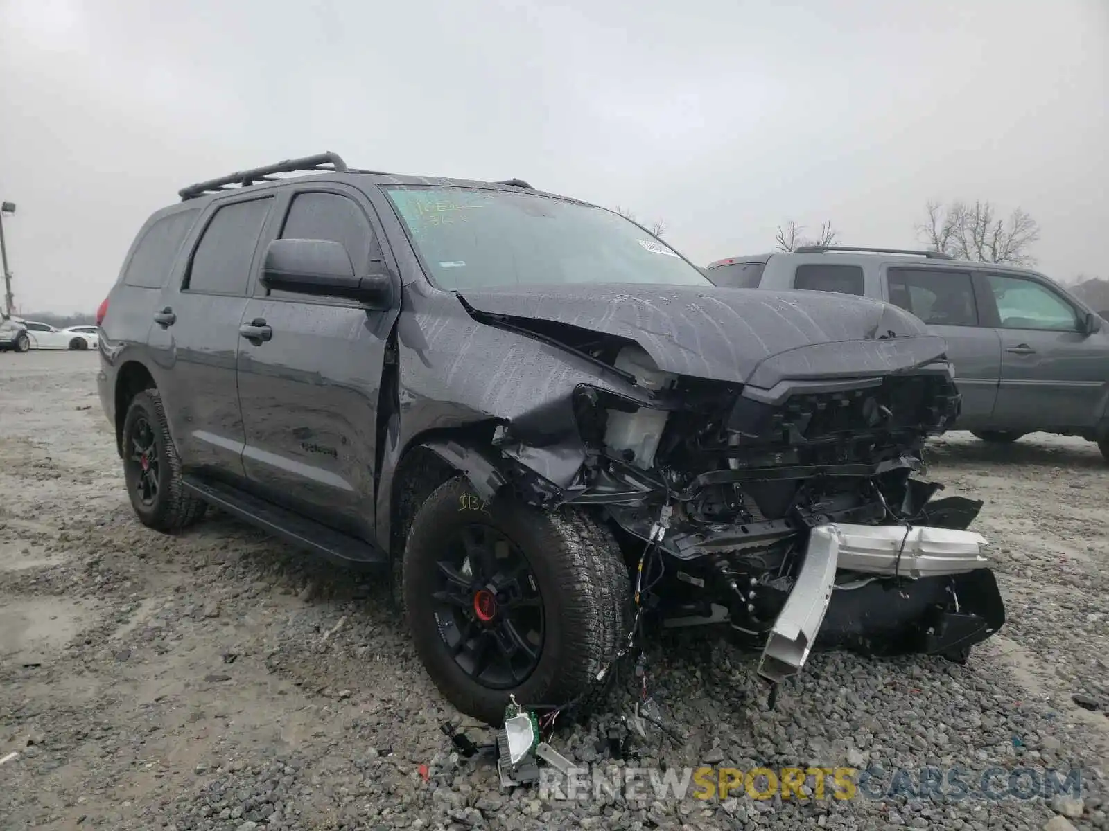 1 Photograph of a damaged car 5TDBY5G18LS180018 TOYOTA SEQUOIA 2020