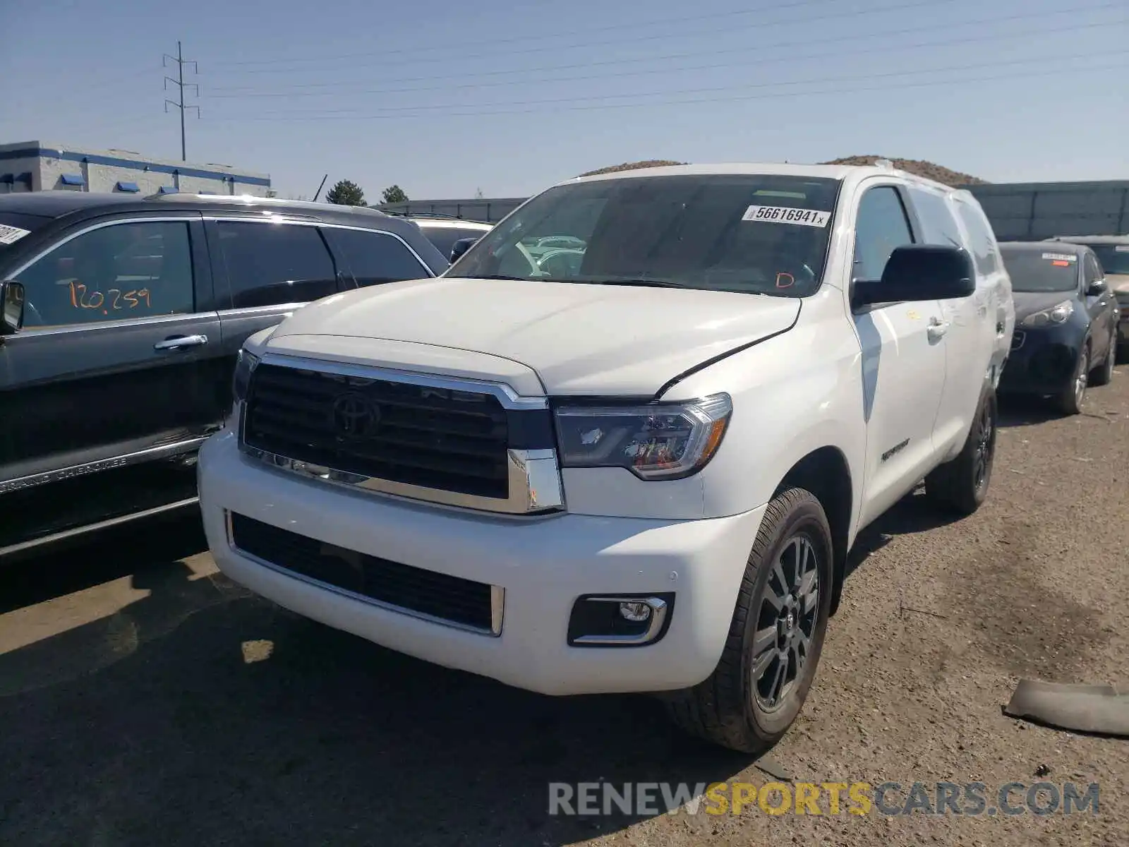 2 Photograph of a damaged car 5TDBY5G19LS179413 TOYOTA SEQUOIA 2020