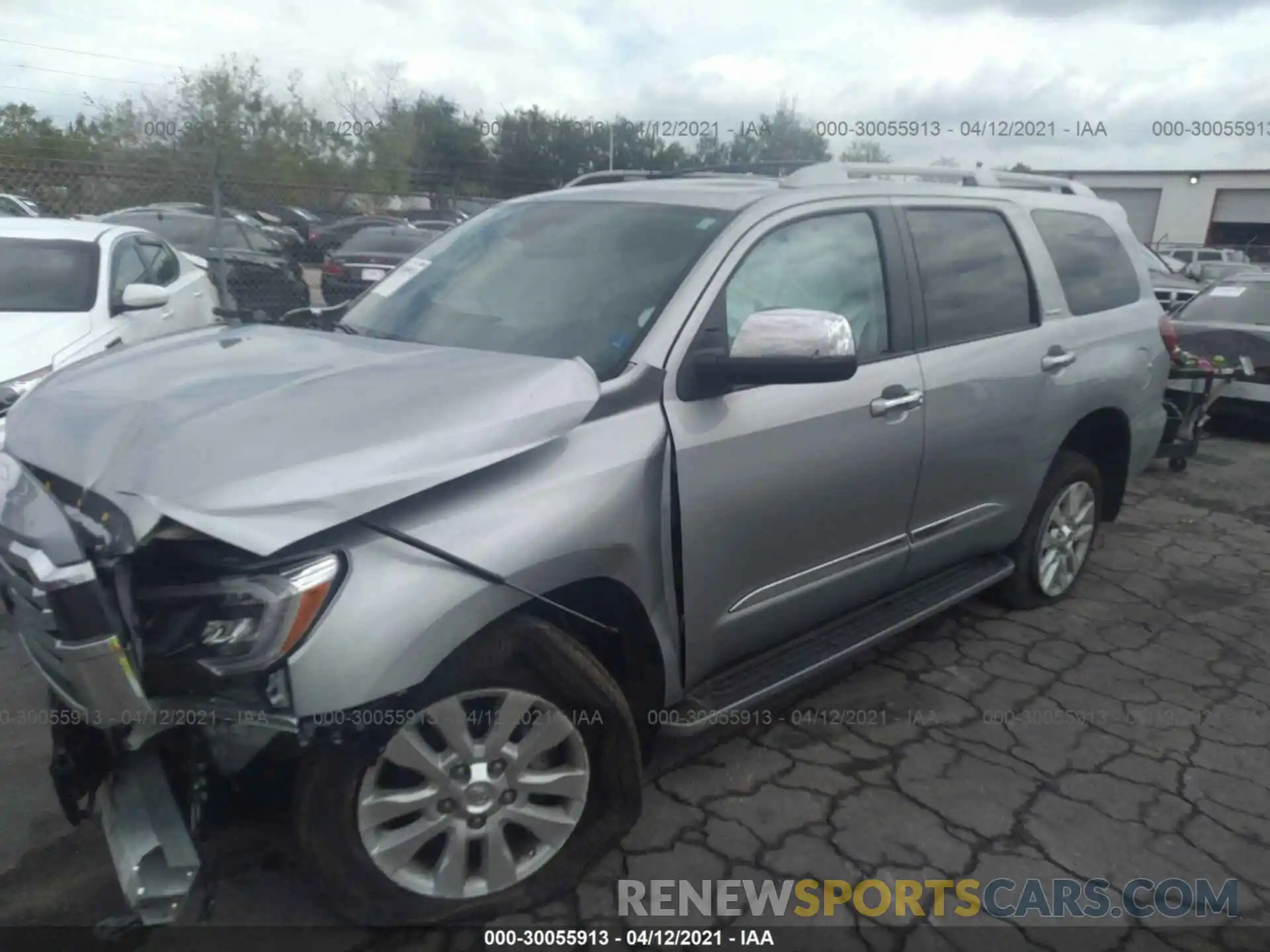 2 Photograph of a damaged car 5TDDY5G11LS181276 TOYOTA SEQUOIA 2020