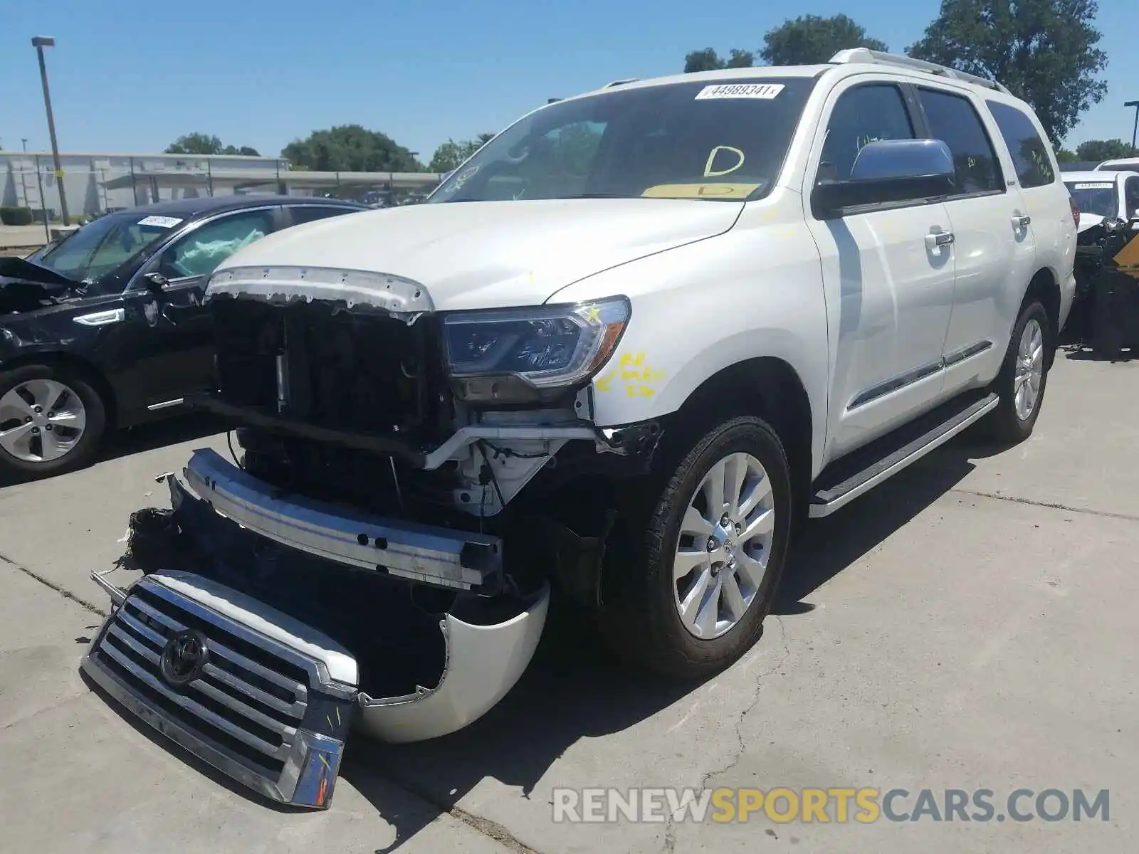 2 Photograph of a damaged car 5TDDY5G13LS181232 TOYOTA SEQUOIA 2020